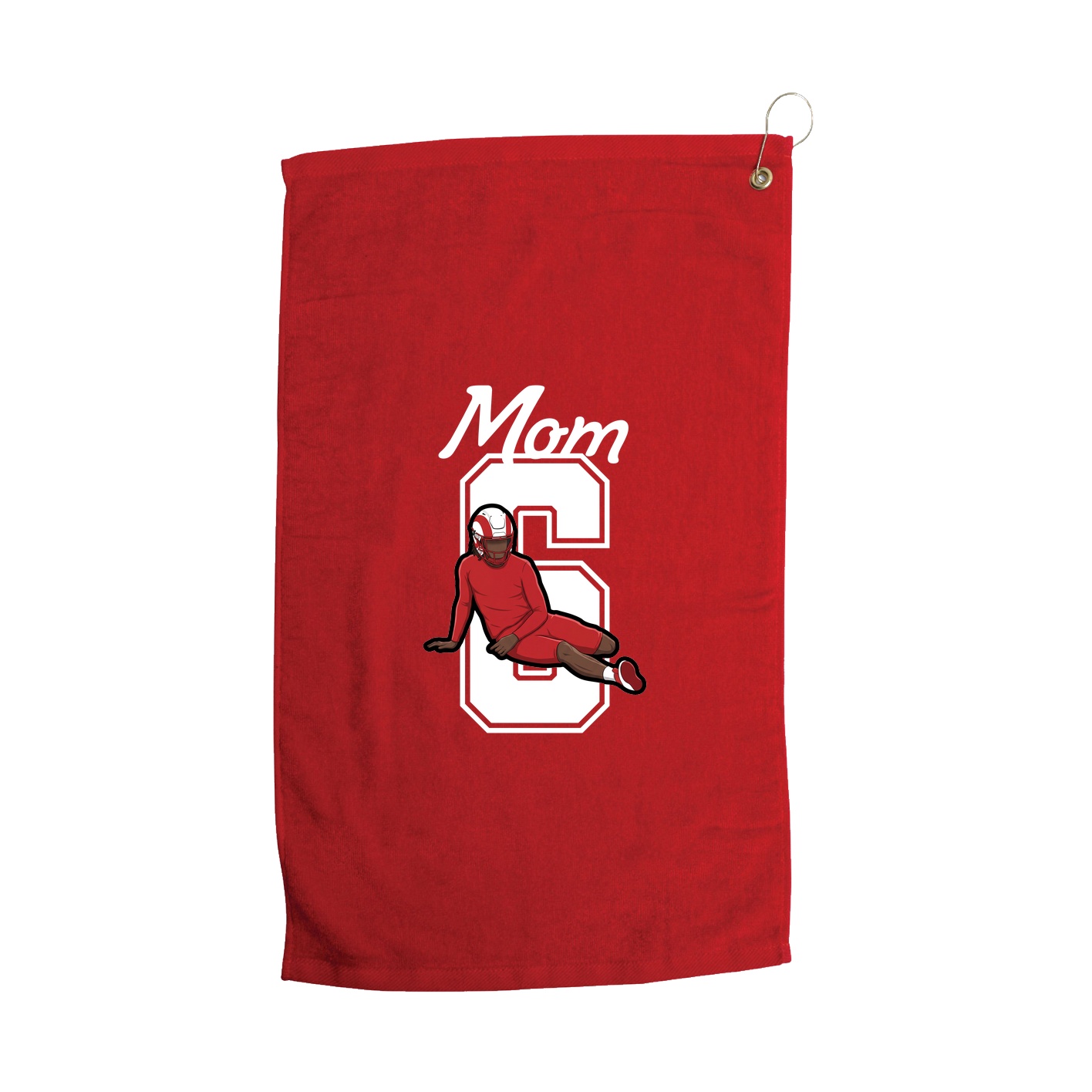 Golf Towel — Mothers Day Shirsey in Red