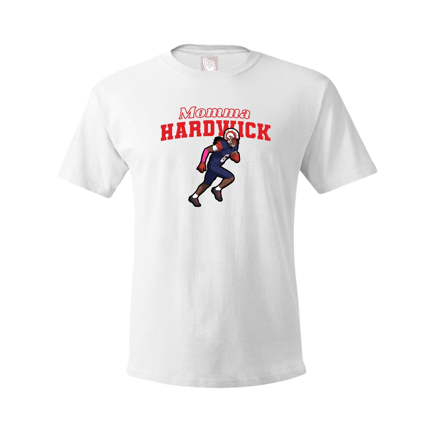 Youth Tee — Mothers Day Block in White