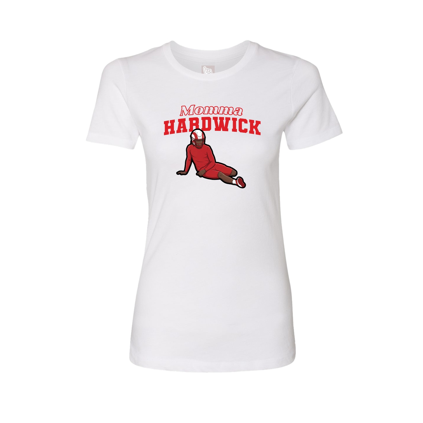 Womens Tee — Mothers Day Block in White