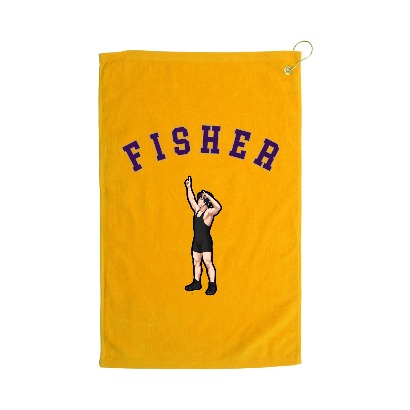 Golf Towel — Shirsey Arch in Gold