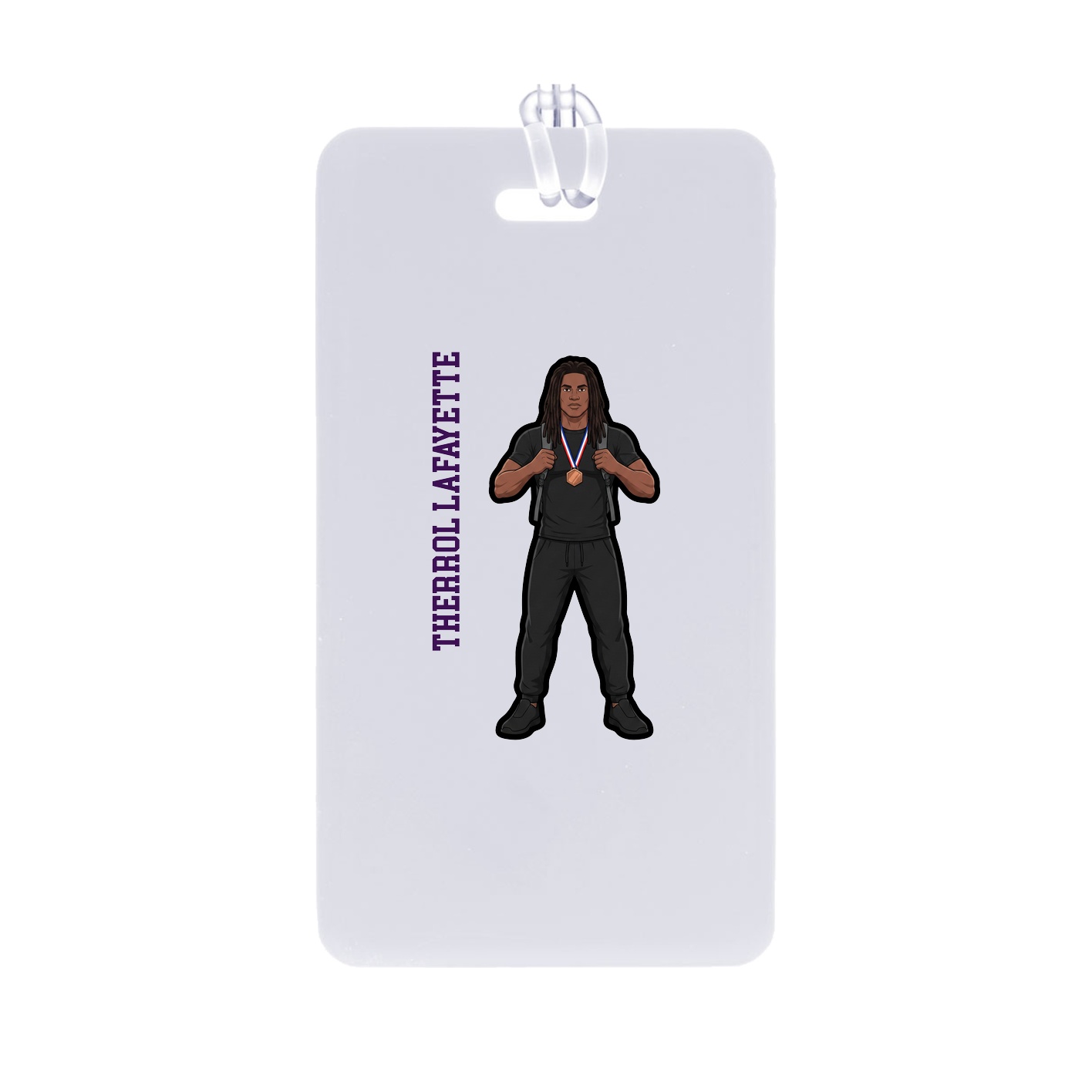 Bag Tag — Name Vertical in Classic