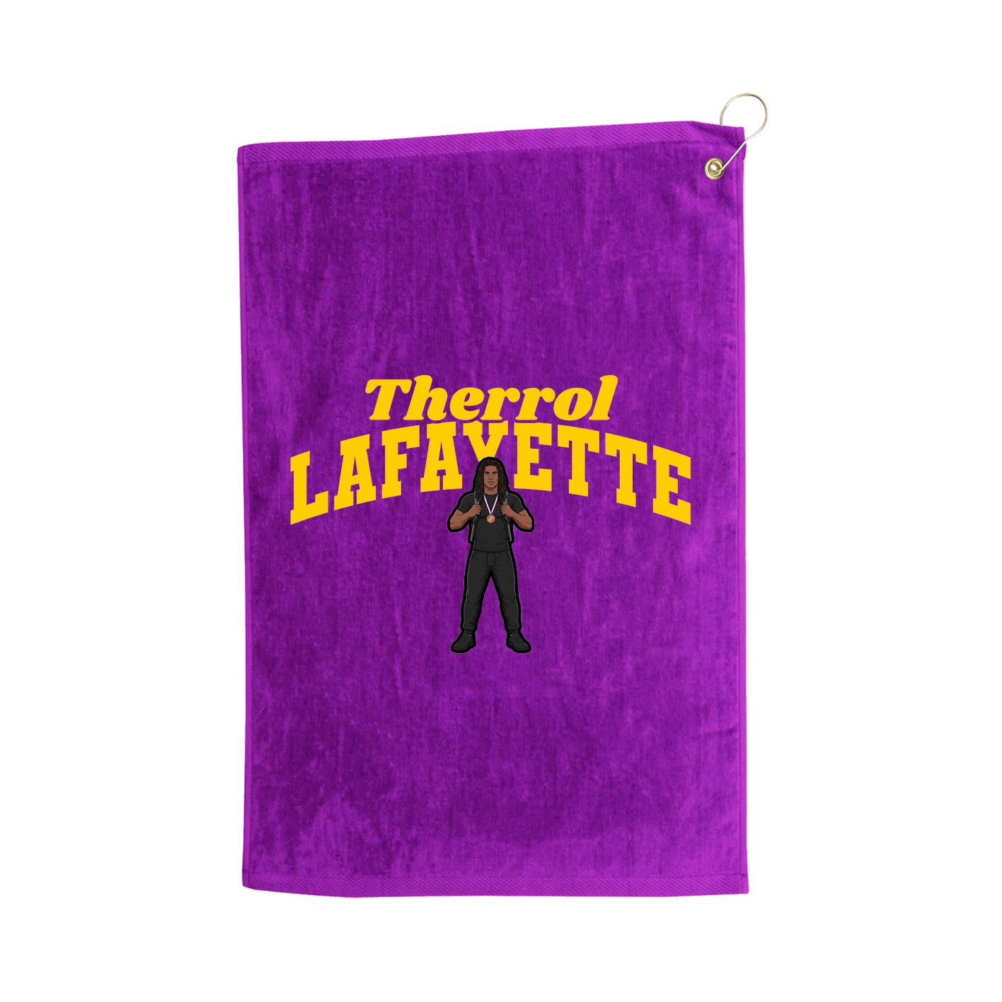 Golf Towel — Signature Arch in Purple