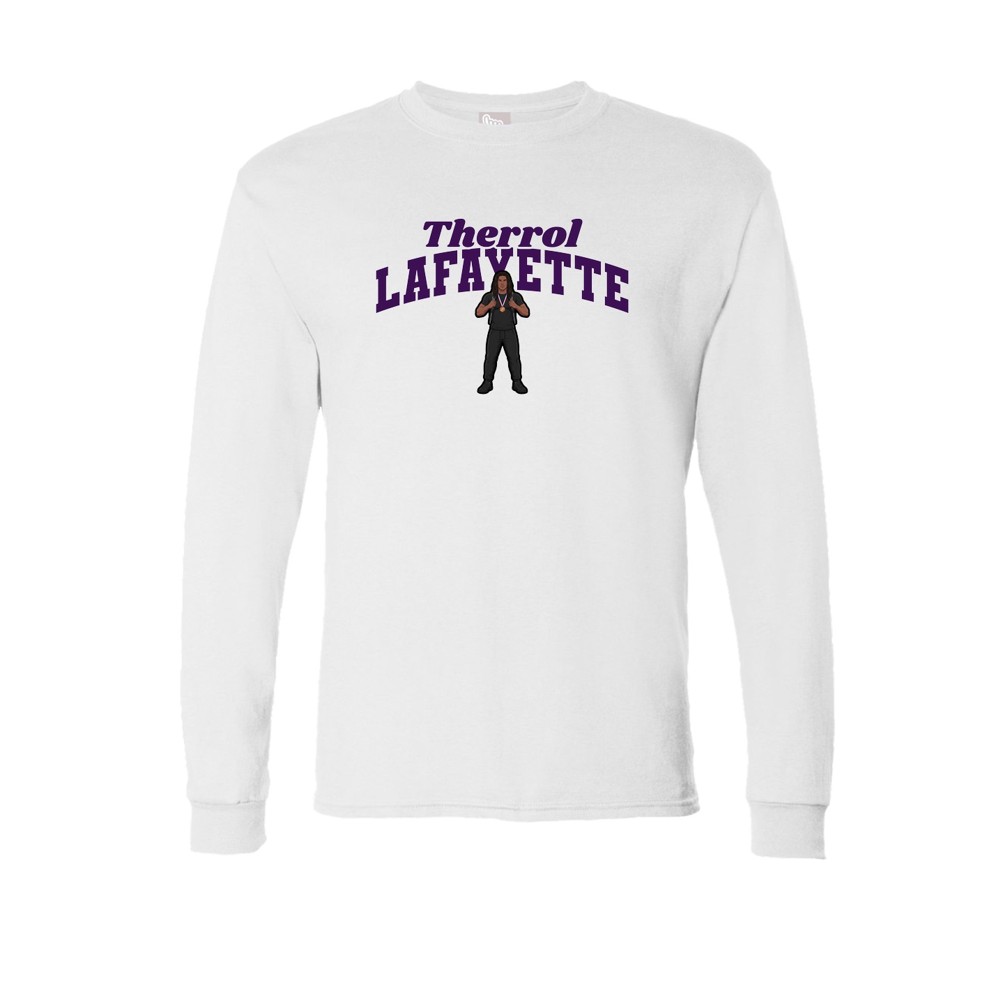 Long Sleeve Tee — Signature Arch in White