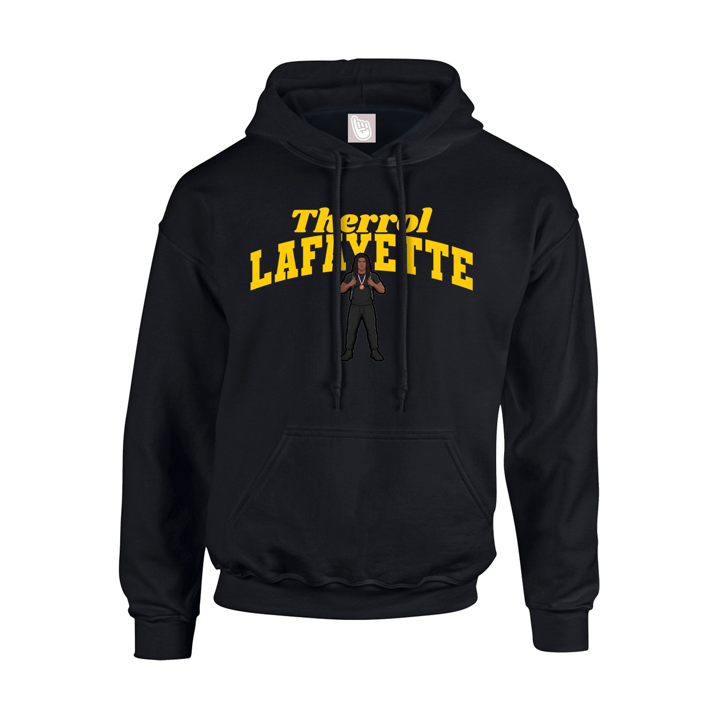 Hoodie — Signature Arch in Black
