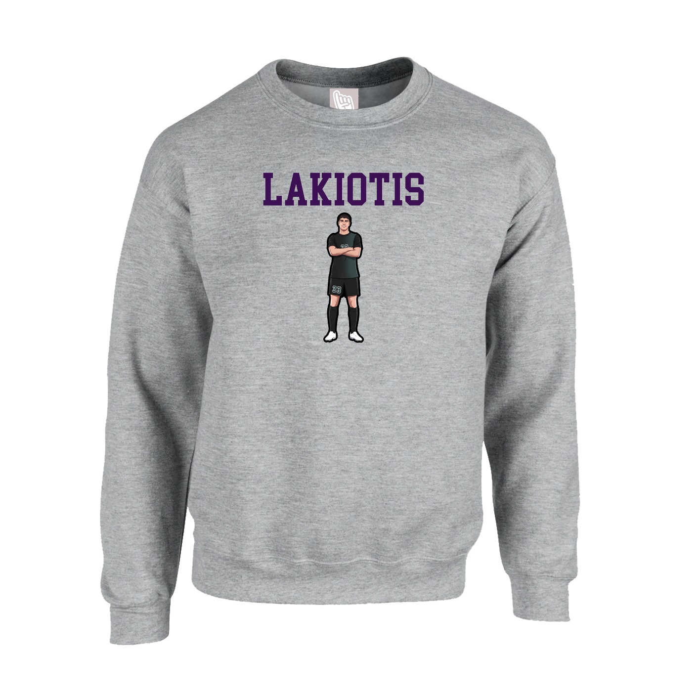 Fleece Crew — Shirsey in Grey