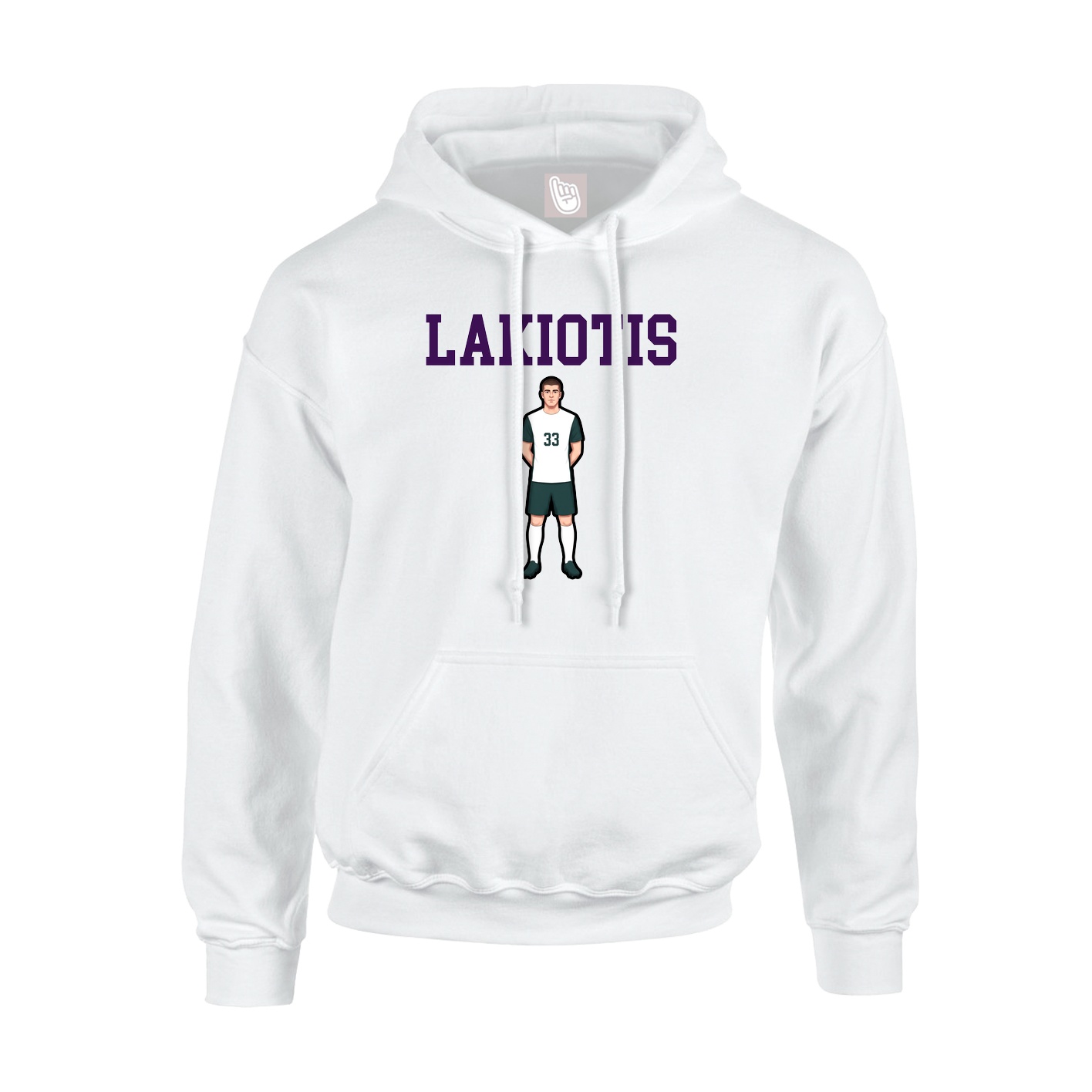 Hoodie — Shirsey in White