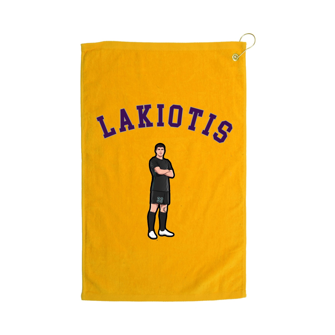 Golf Towel — Shirsey Arch in Gold