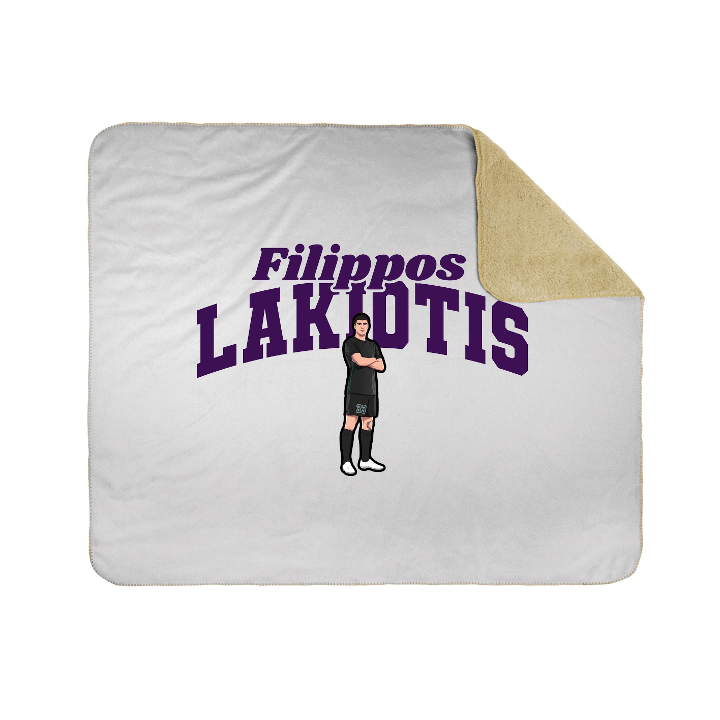 Throw Blanket — Signature Arch in White
