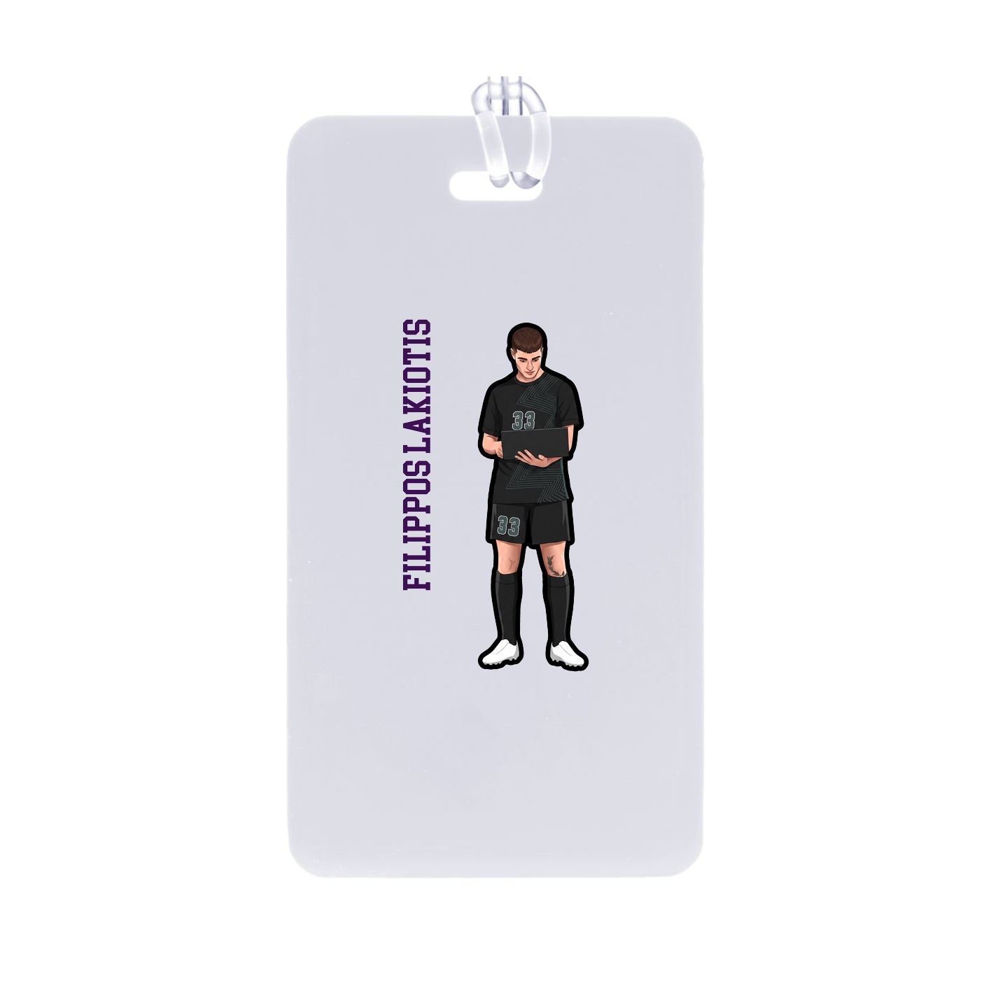 Bag Tag — Name Vertical in Classic