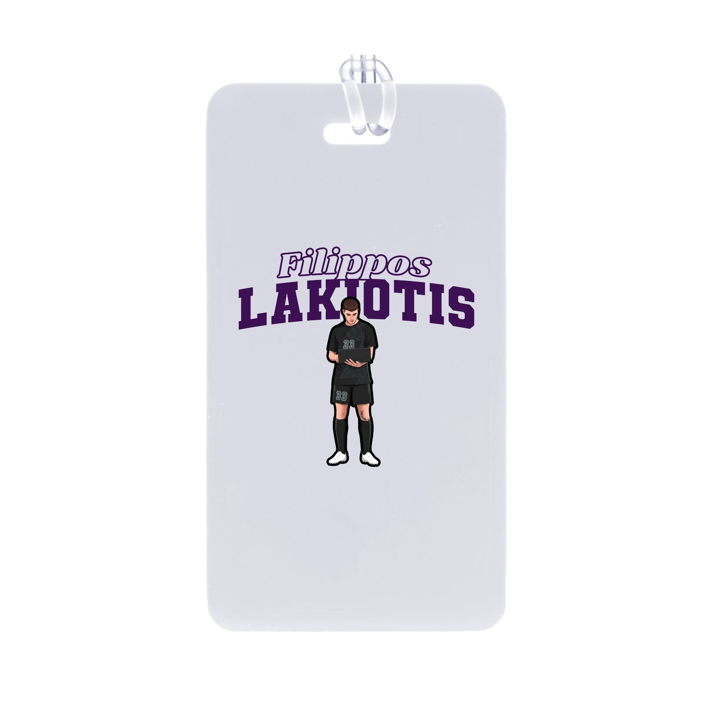 Bag Tag — Name Arch in Classic