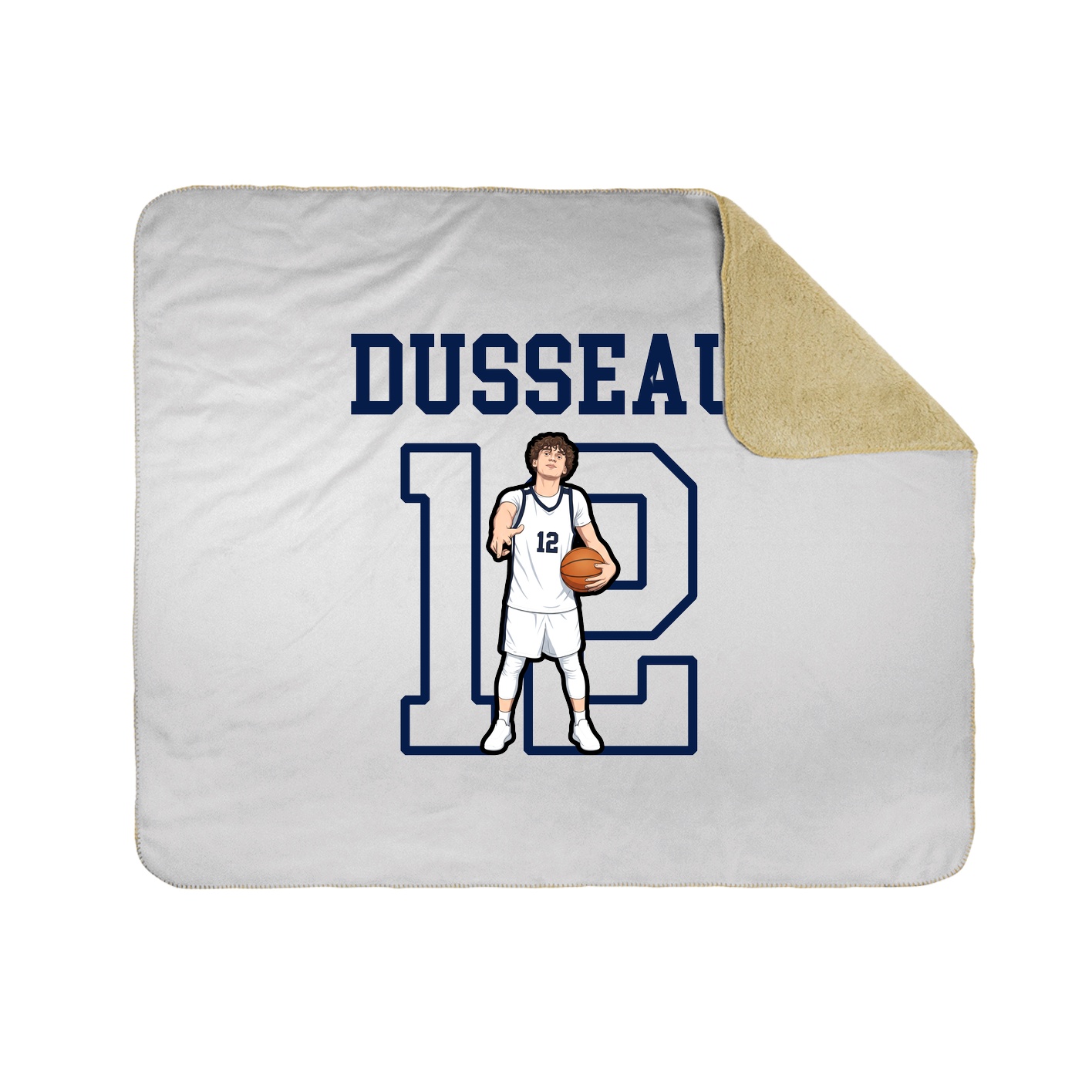 Throw Blanket — Shirsey in White