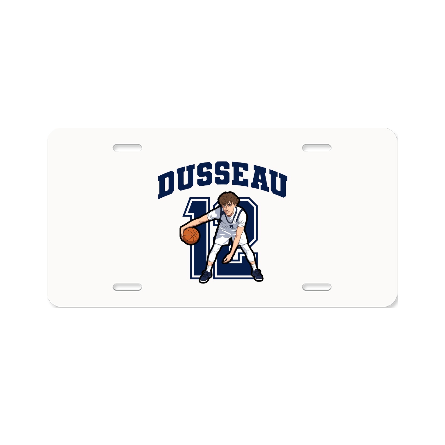 License Plate — Number in Classic