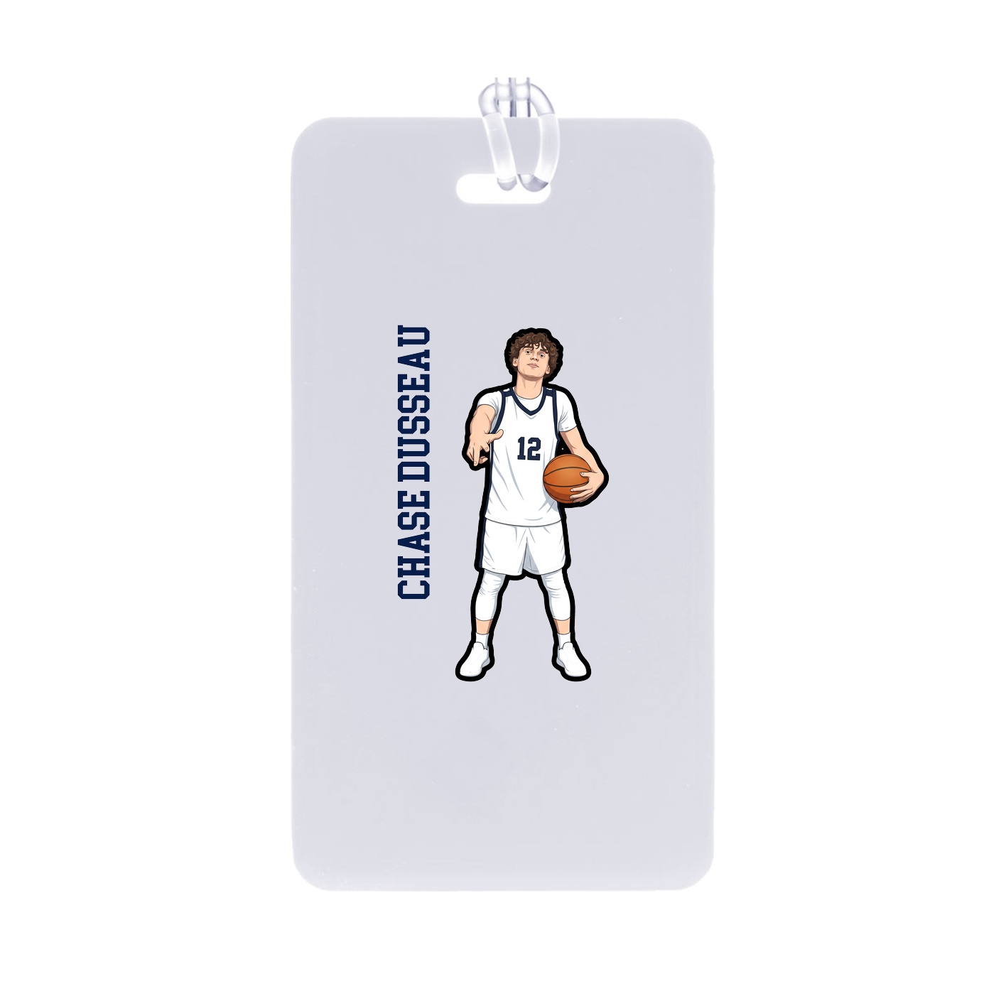Bag Tag — Name Vertical in Classic
