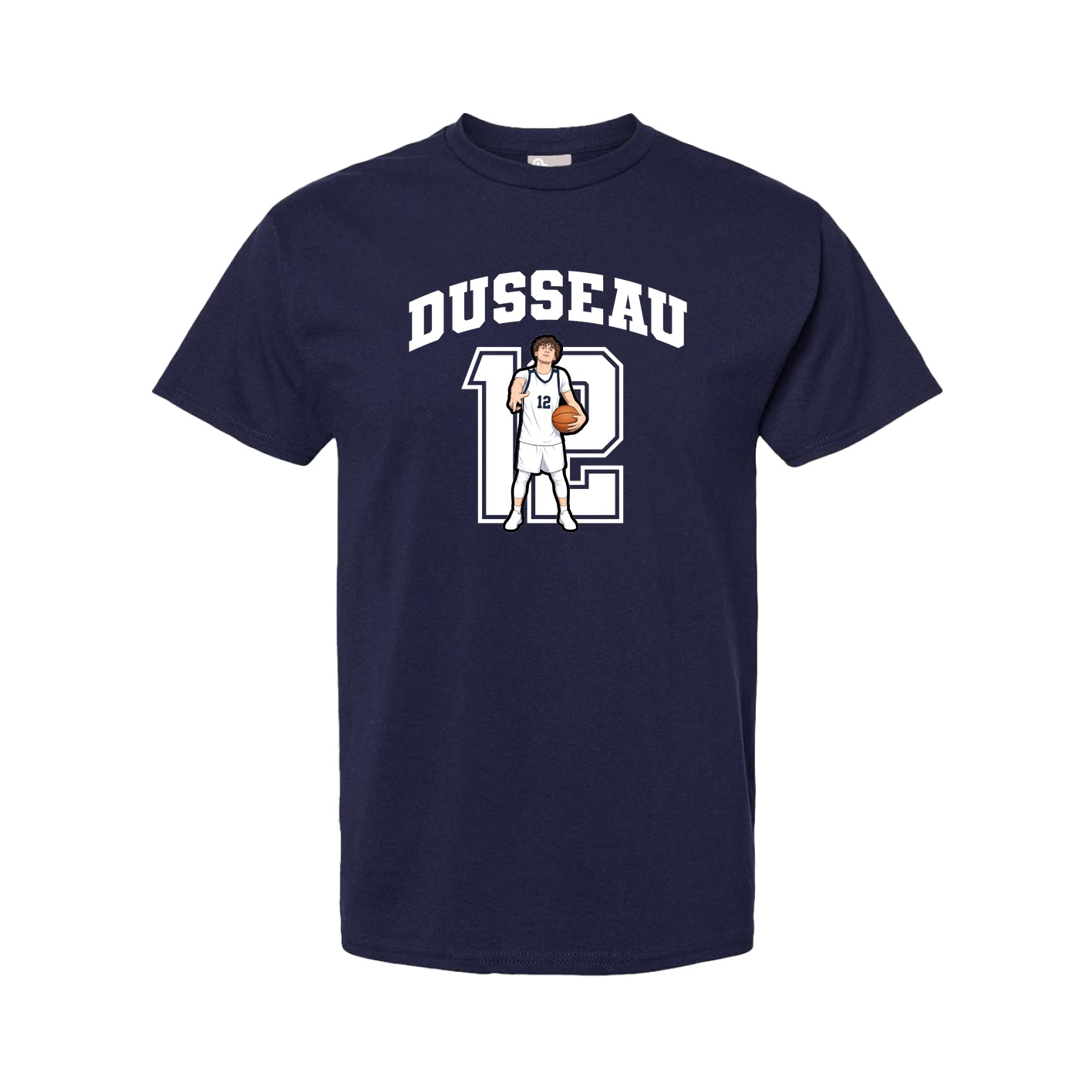 Youth Tee — Number in Navy