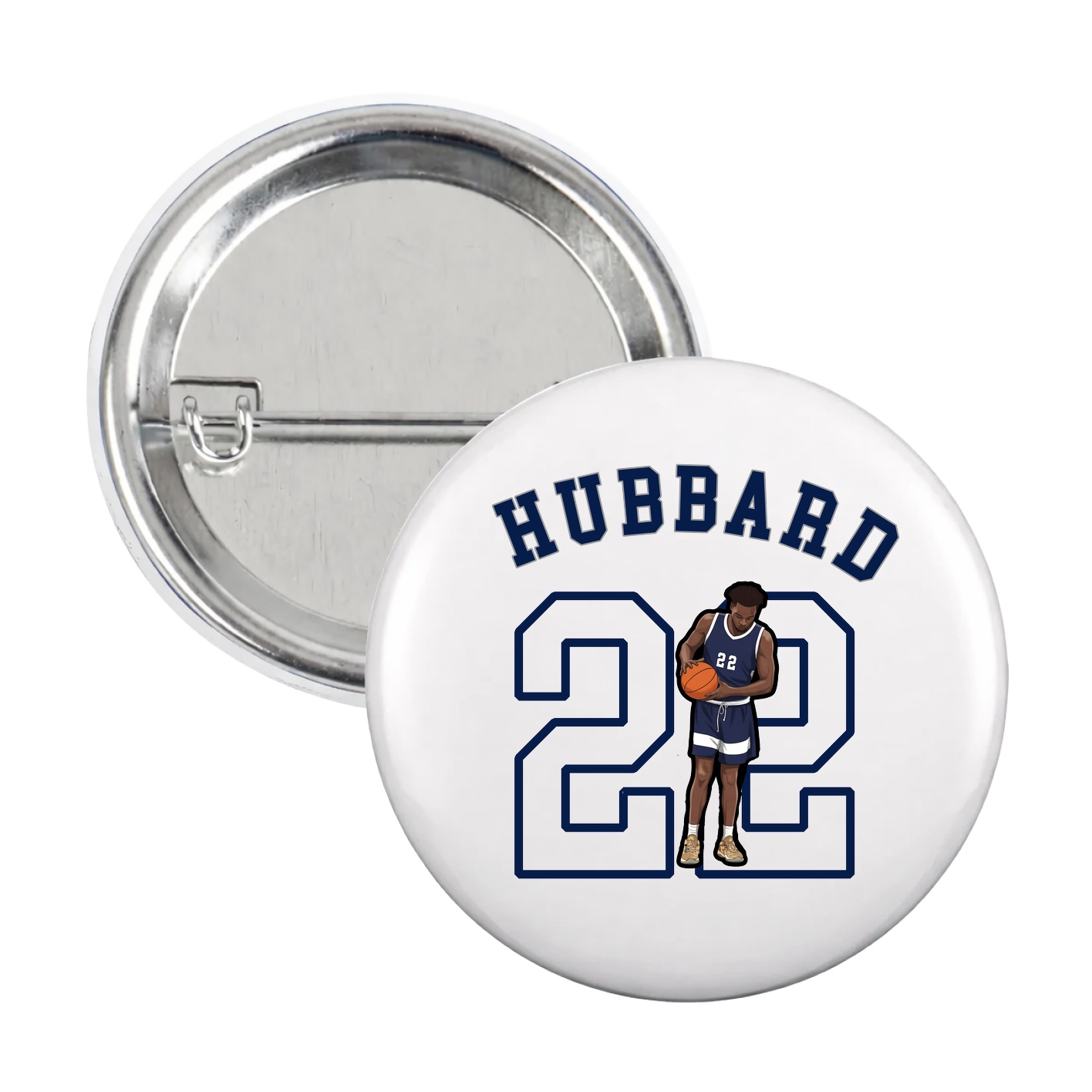 Game Day Button — Shirsey Arch in White