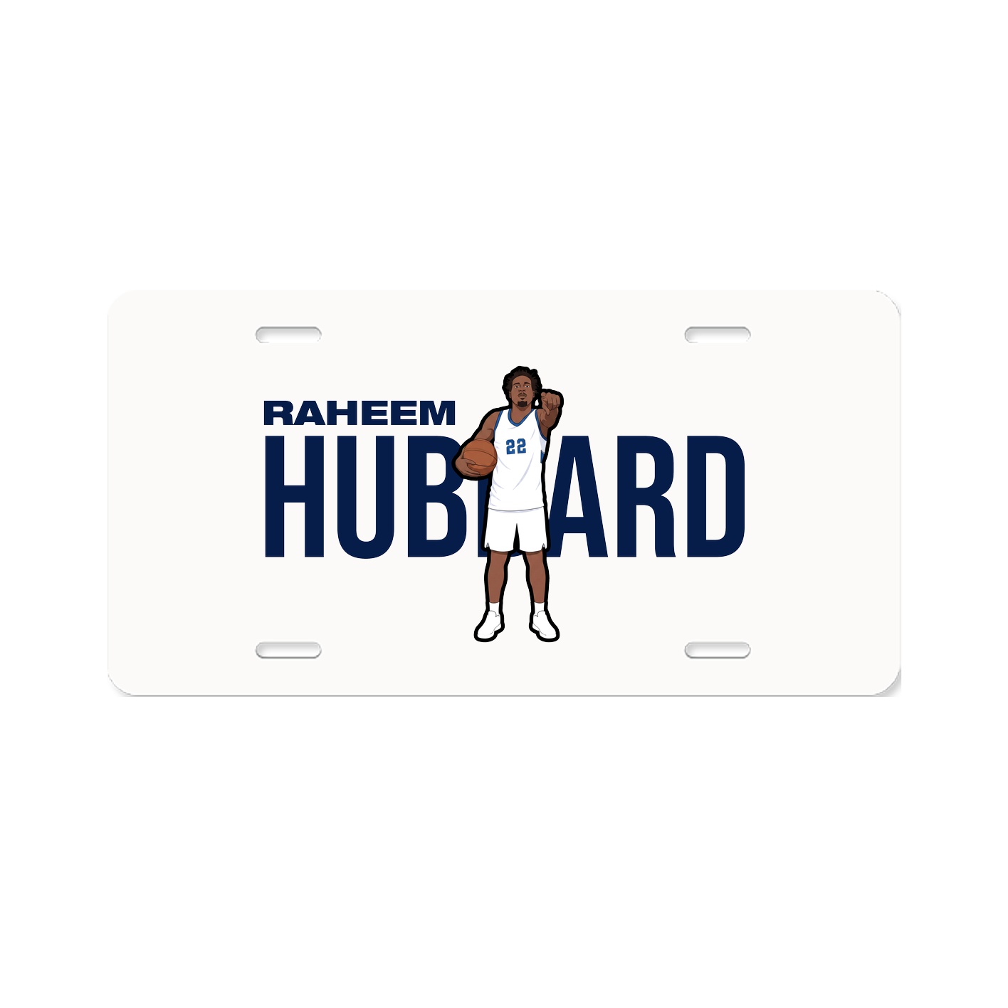 License Plate — Player Name in Classic