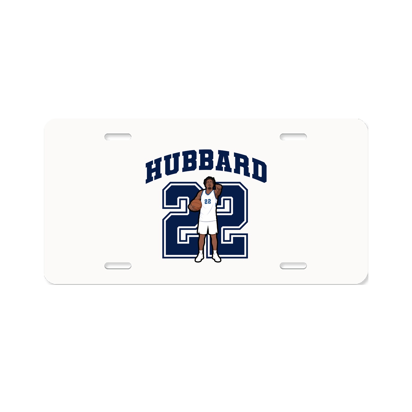 License Plate — Number in Classic