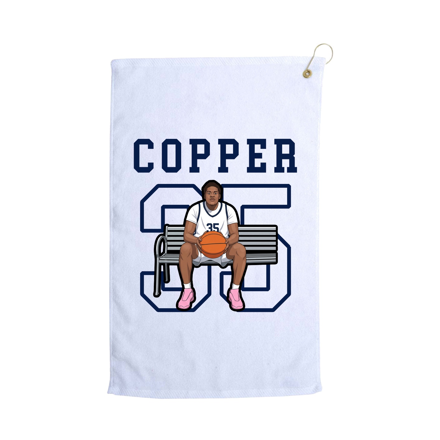 Golf Towel — Shirsey in White