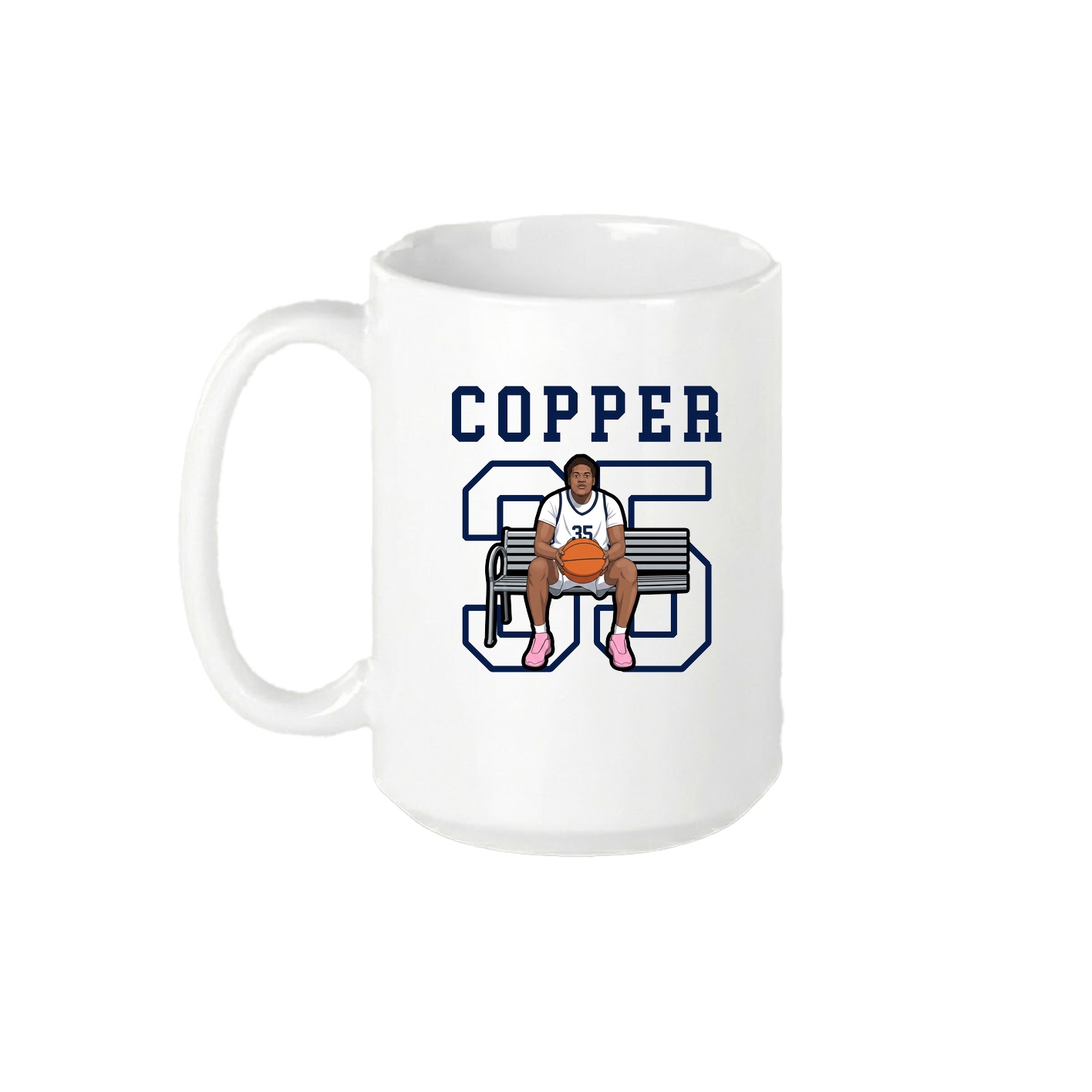 15oz Coffee Mug — Shirsey in White