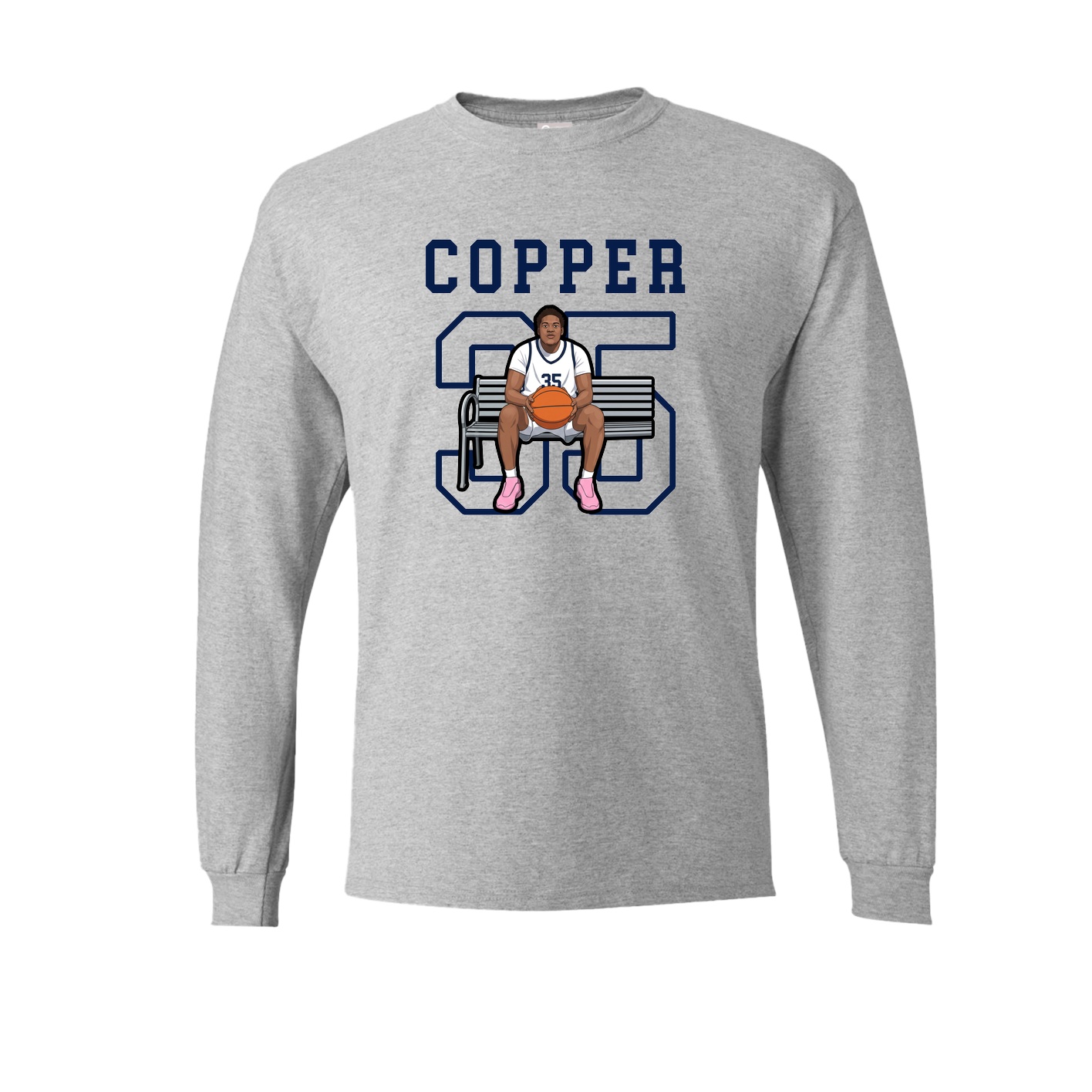 Long Sleeve Tee — Shirsey in Grey