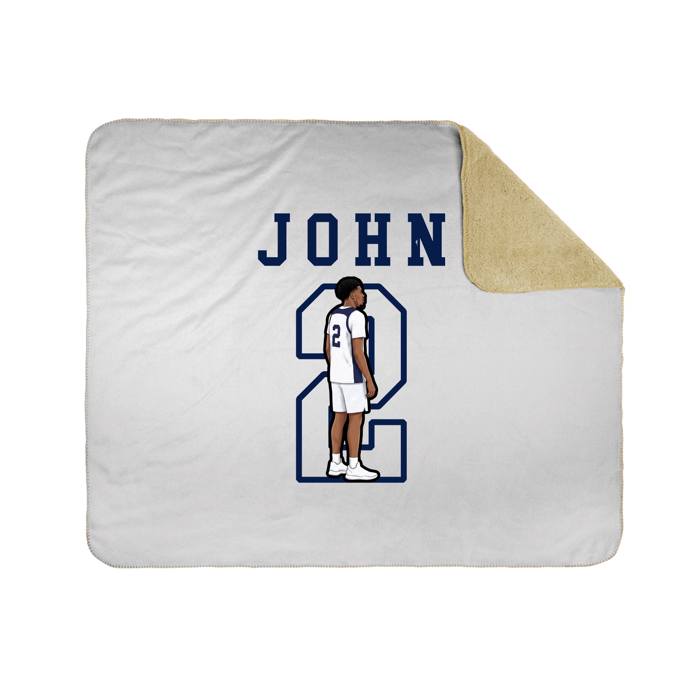 Throw Blanket — Shirsey in White