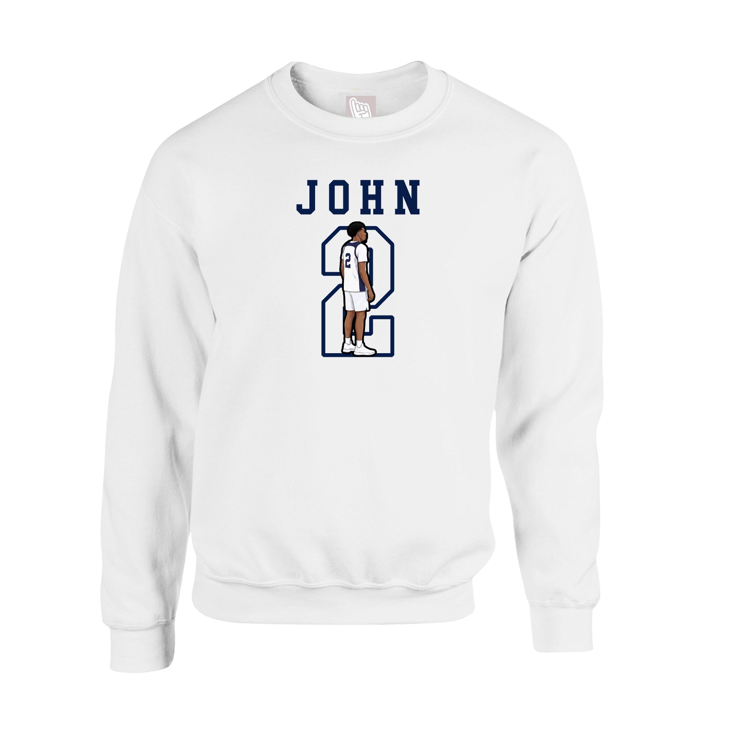 Fleece Crew — Shirsey in White