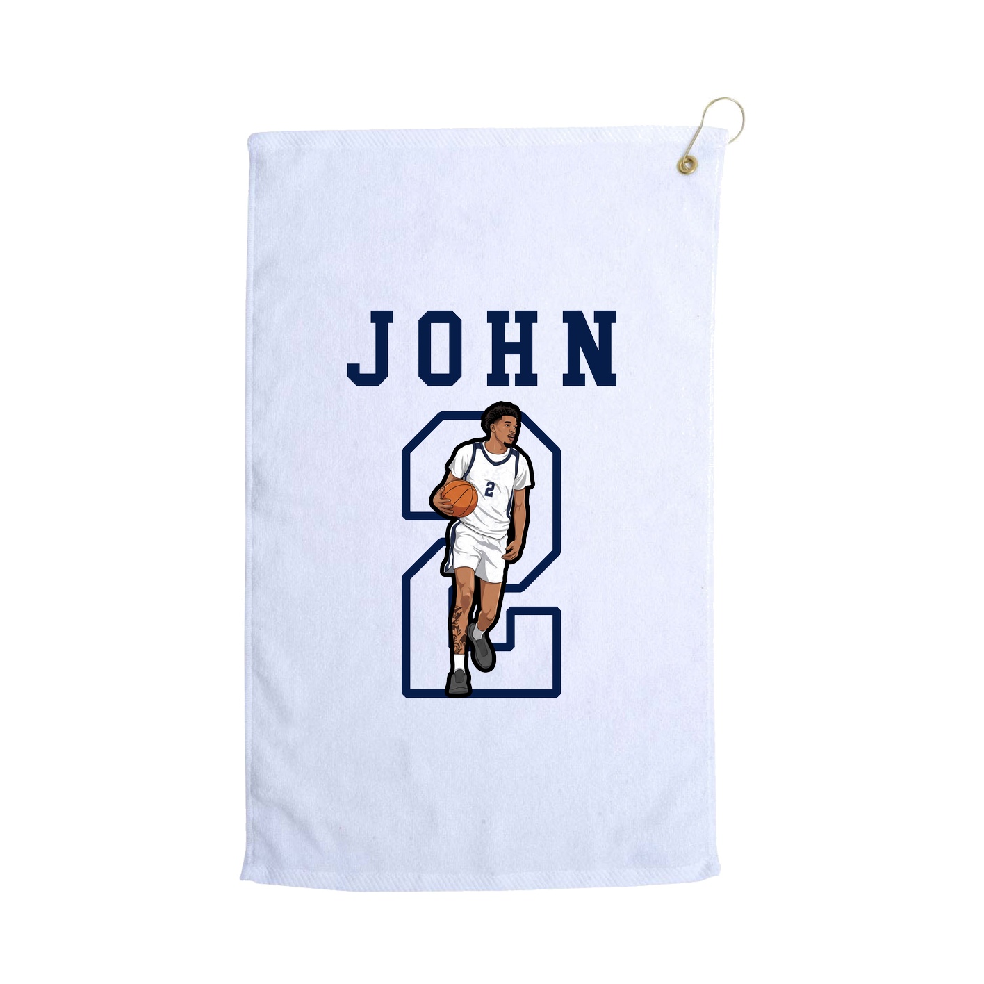 Golf Towel — Shirsey in White