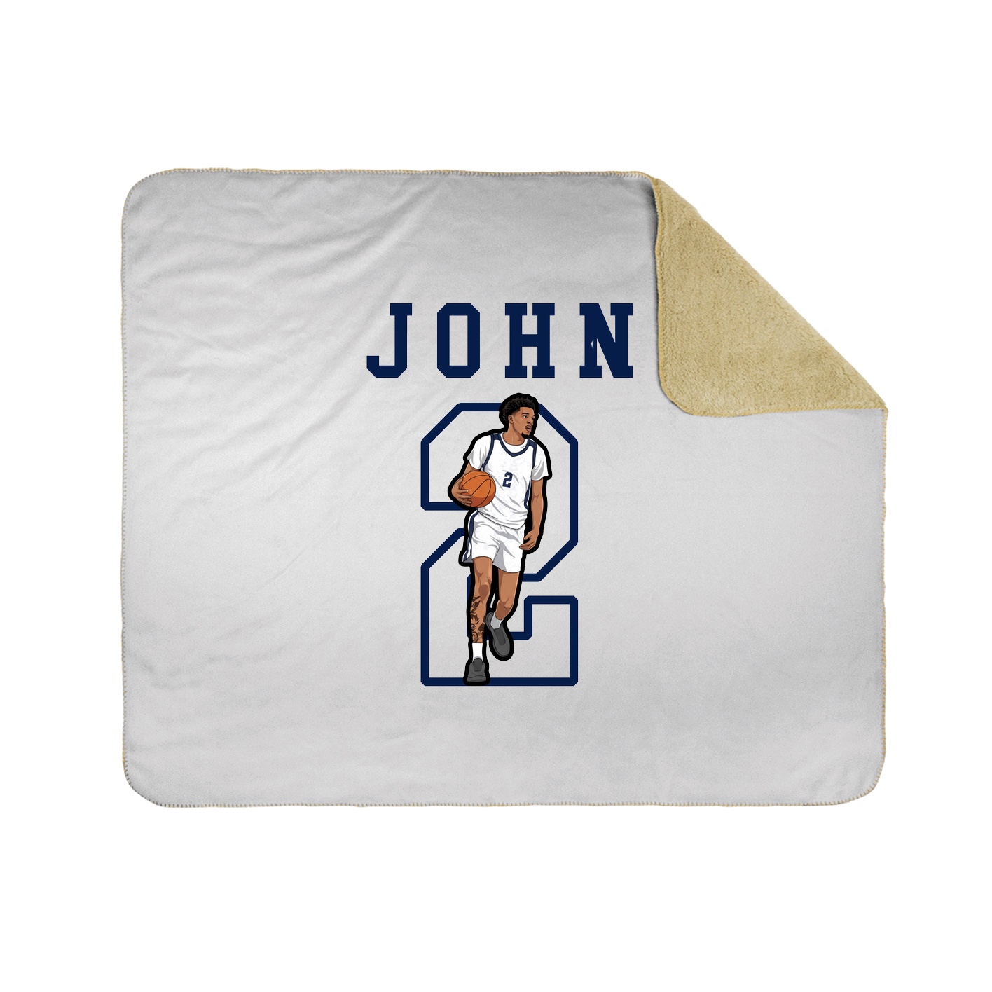 Throw Blanket — Shirsey in White