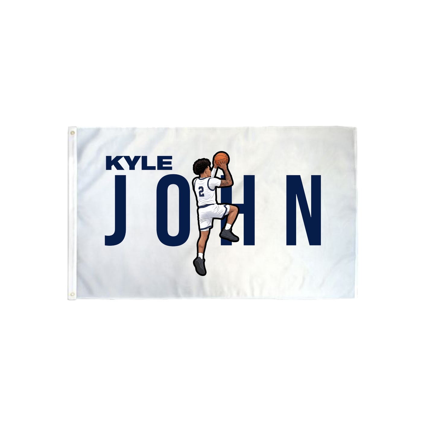 3x5 Flag — Player Name in Classic