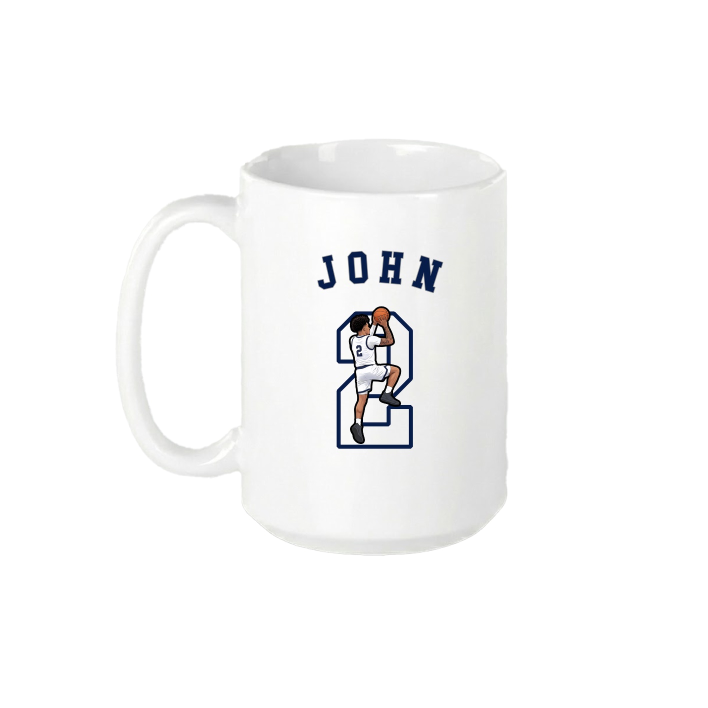 15oz Coffee Mug — Shirsey Arch in White
