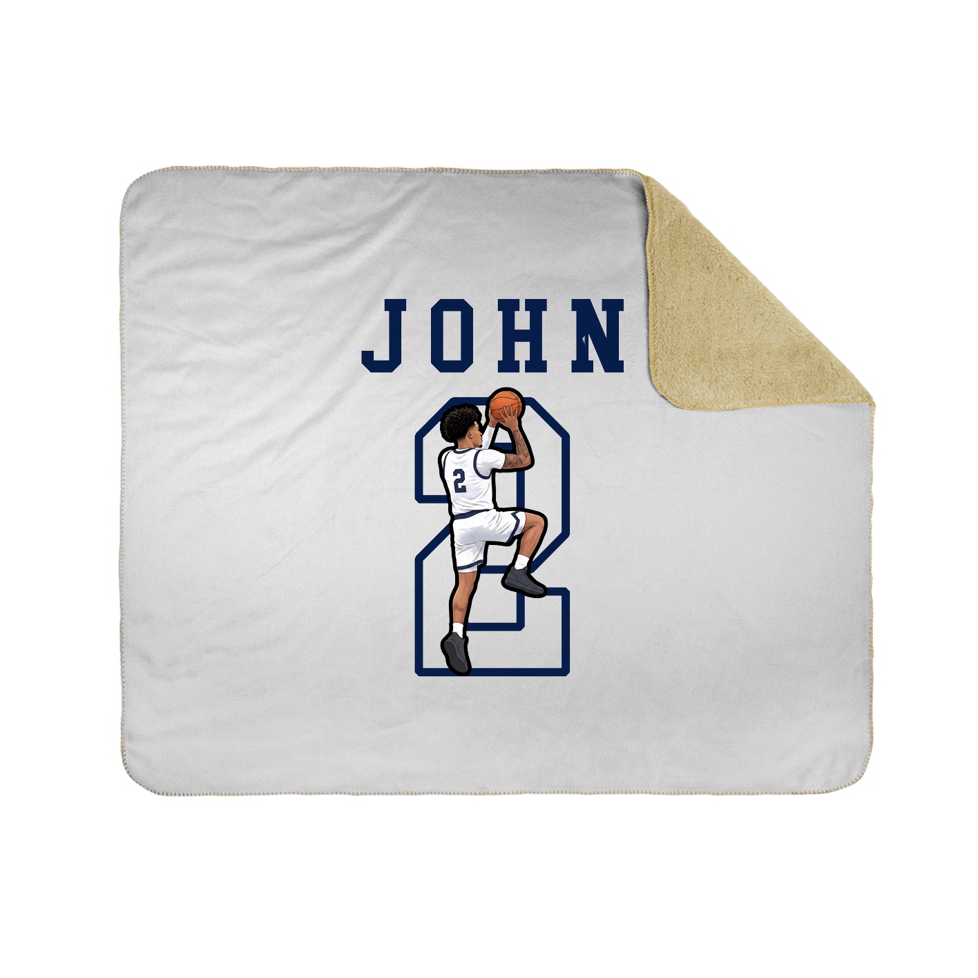 Throw Blanket — Shirsey in White