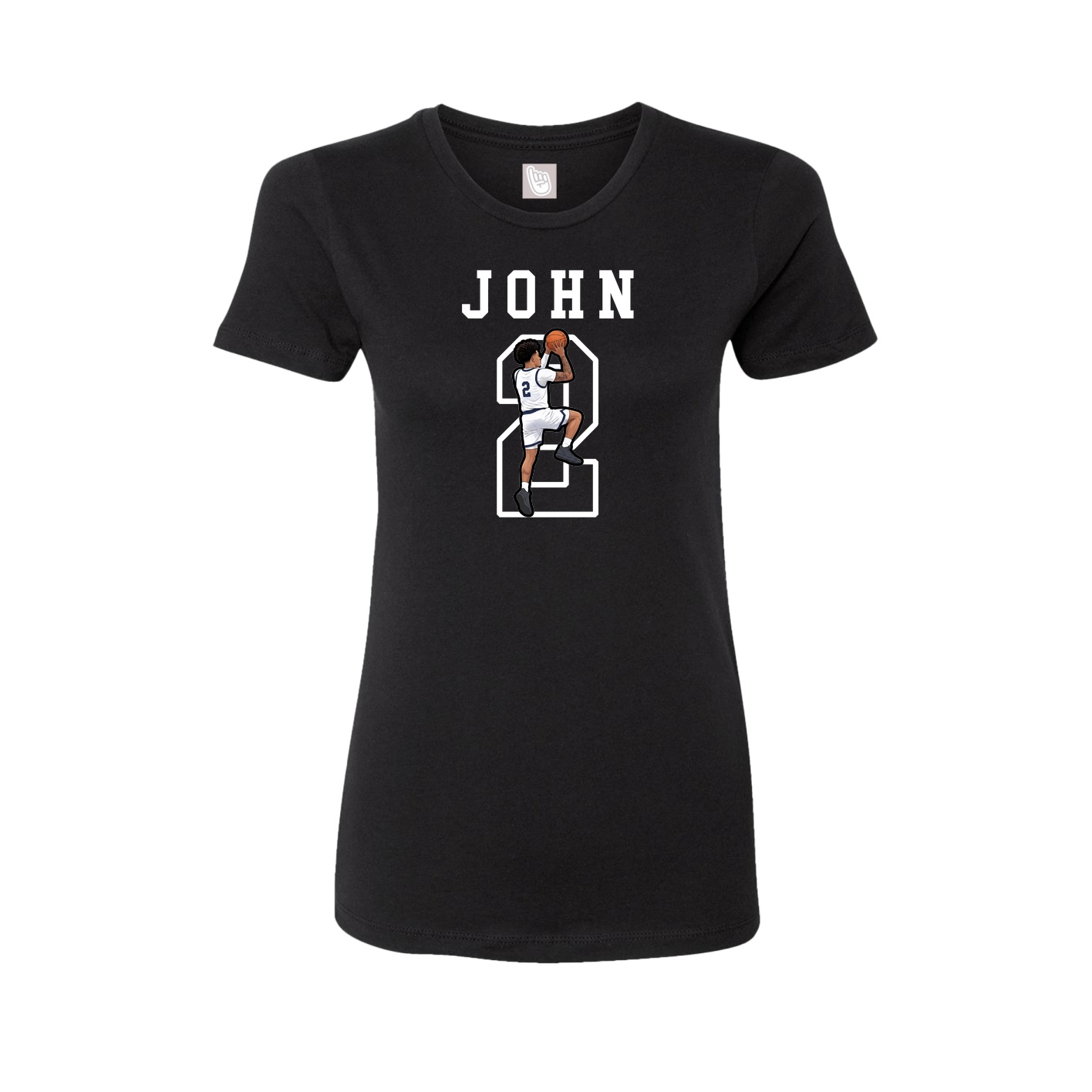 Fitted Women's Tee — Shirsey in Black