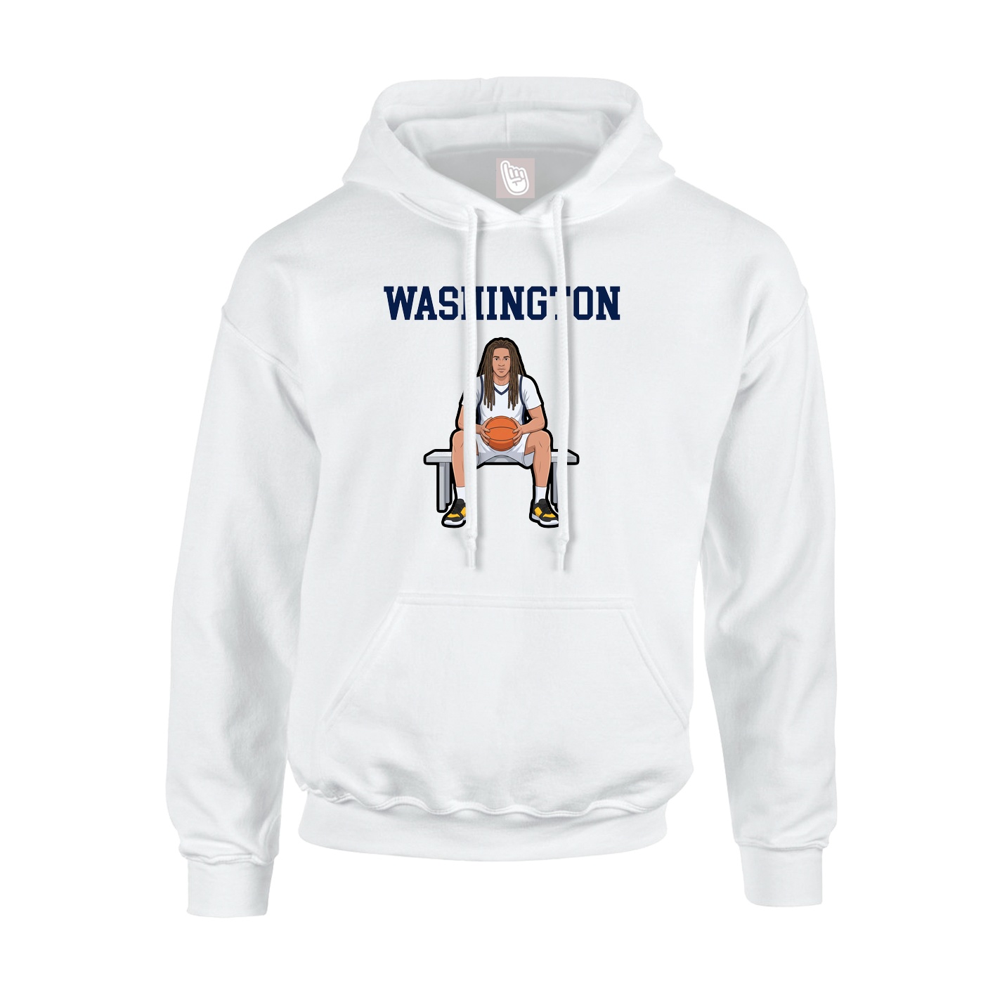 Hoodie — Shirsey in White