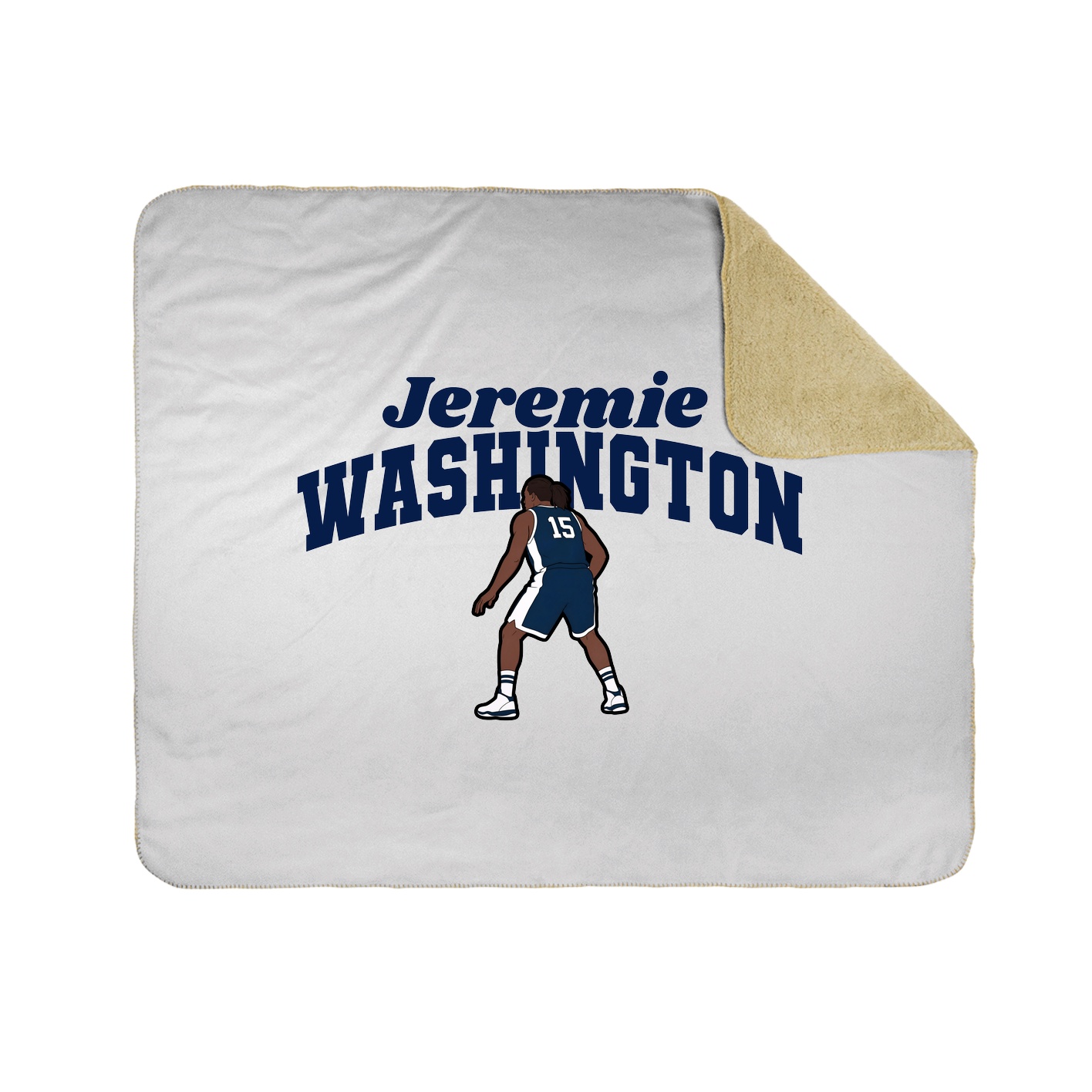 Throw Blanket — Signature Arch in White
