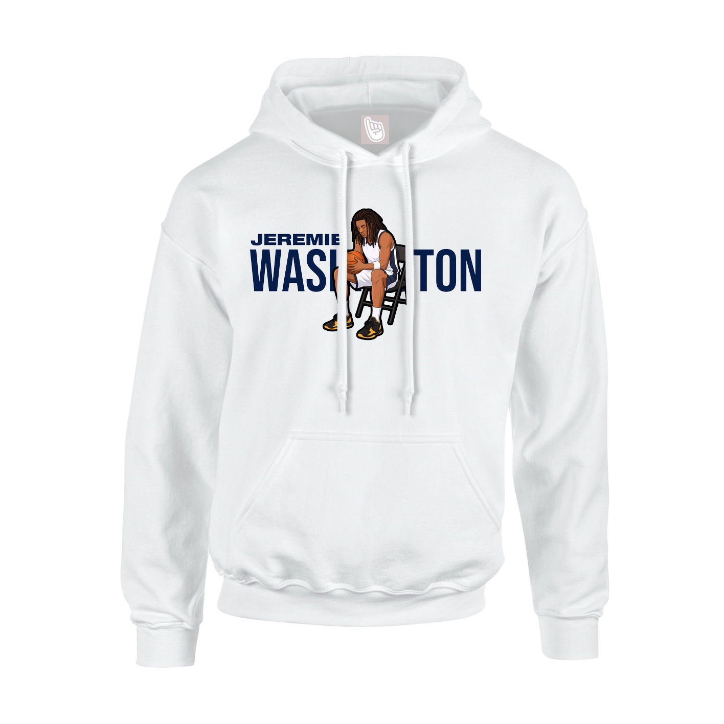 Hoodie — Player Name in White
