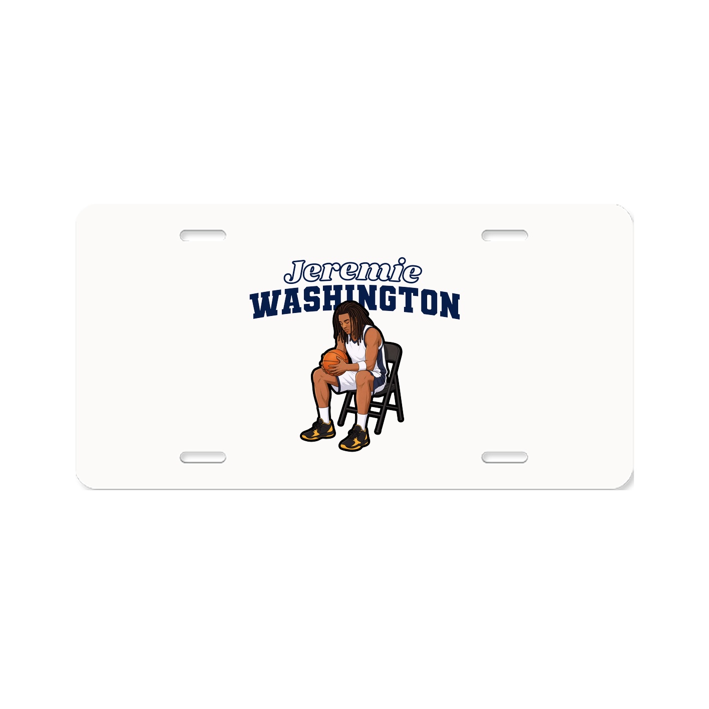 License Plate — Name Arch in Classic