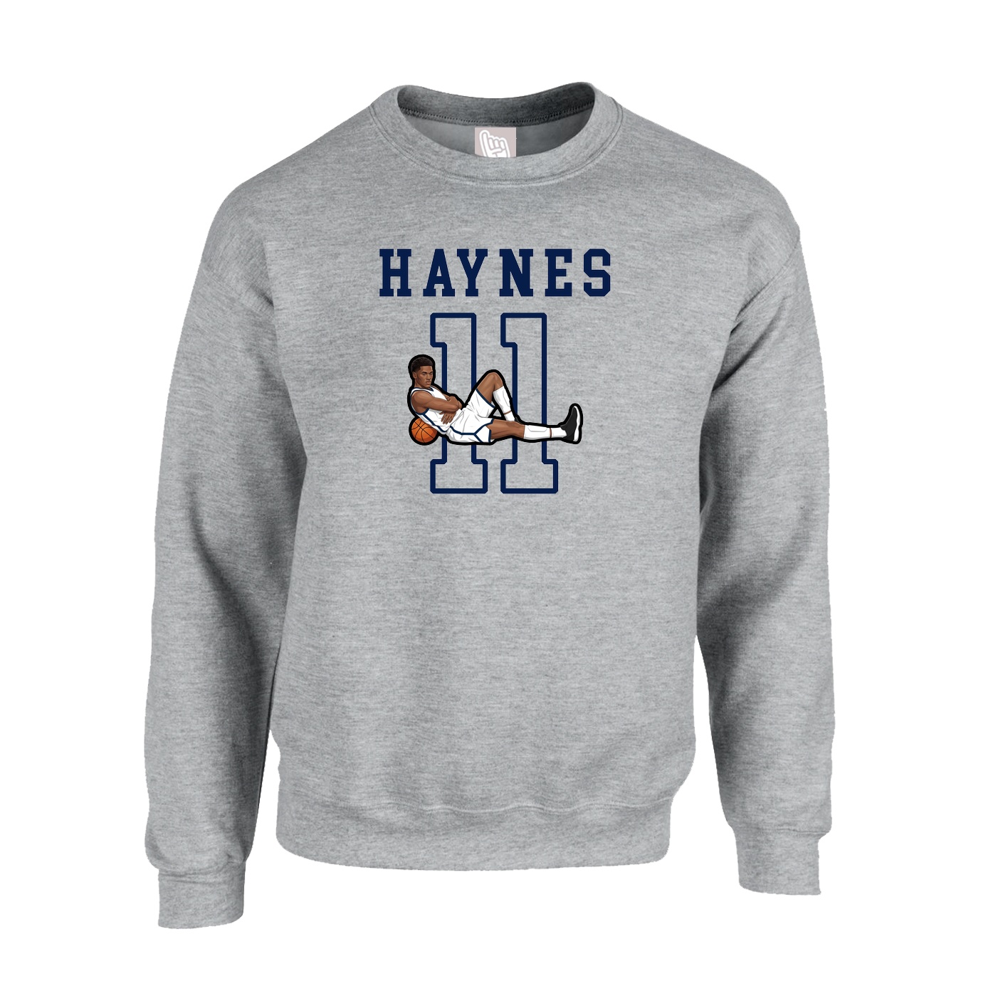 Fleece Crew — Shirsey in Grey
