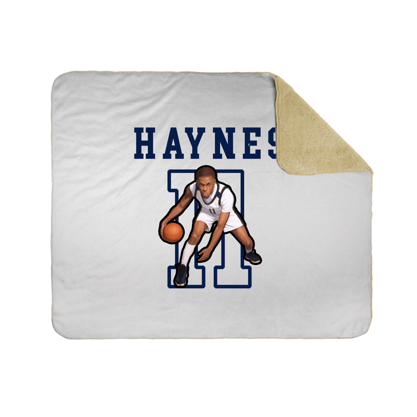 Throw Blanket — Shirsey in White