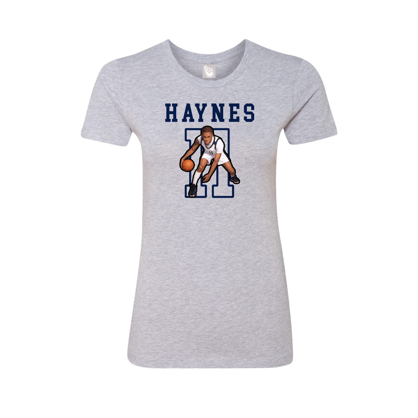 Fitted Women's Tee — Shirsey in Grey