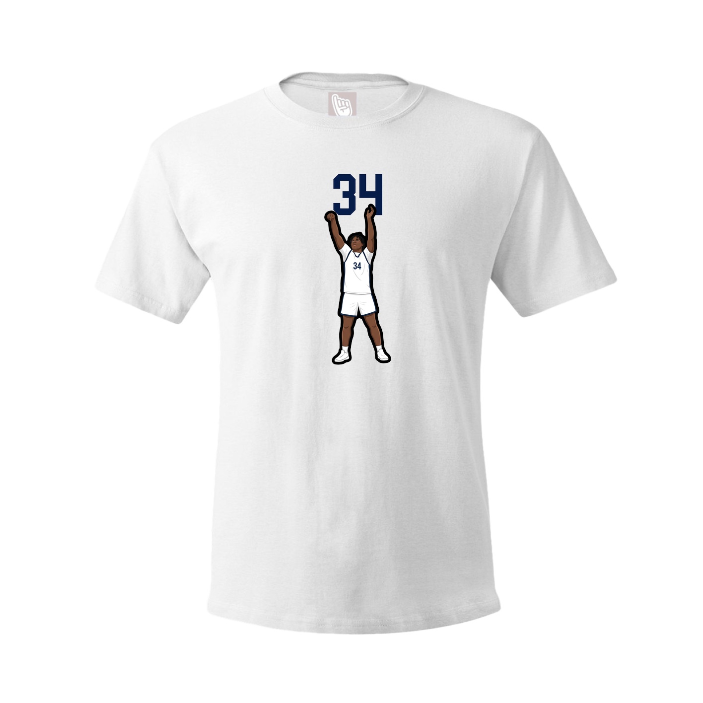 Tee — Number Top in White