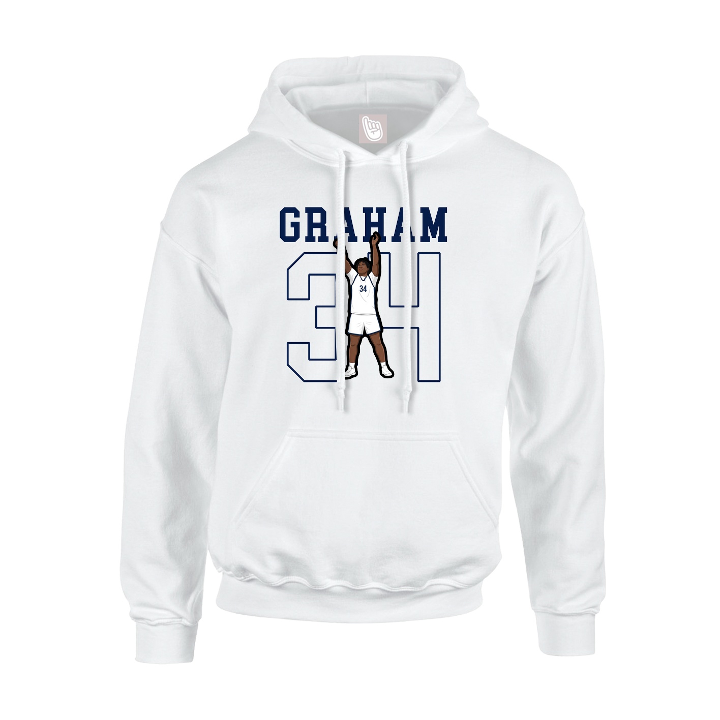 Youth Hoodie — Shirsey in White
