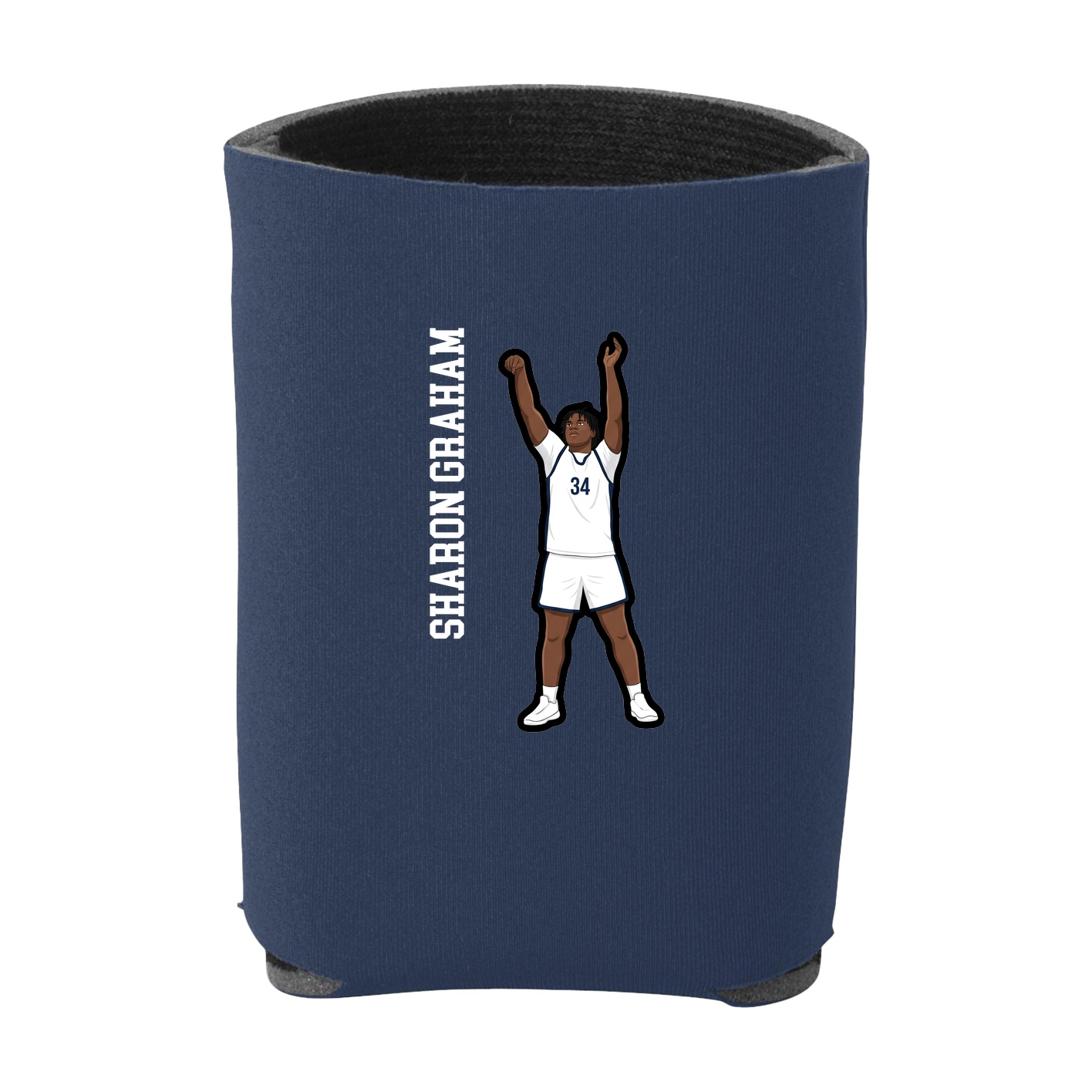 Can Holder — Name Vertical in Navy