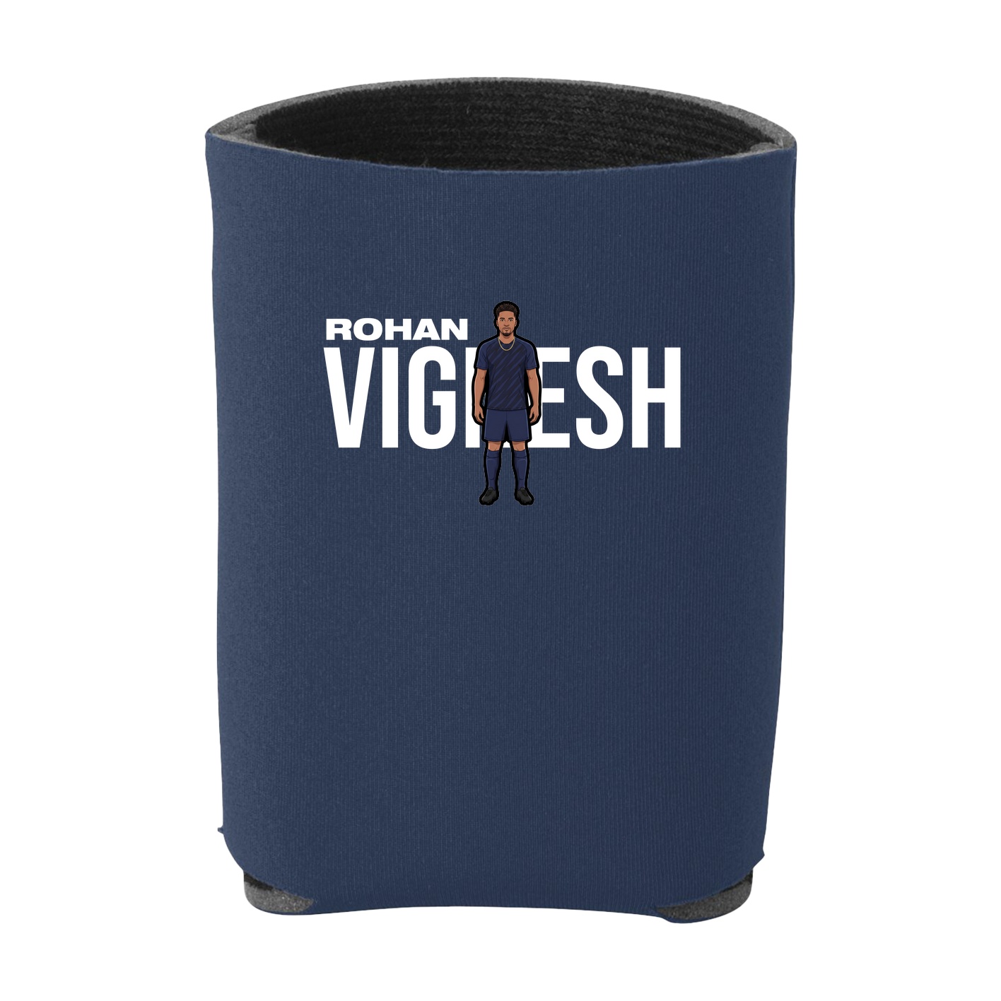 Can Holder — Player Name in Navy
