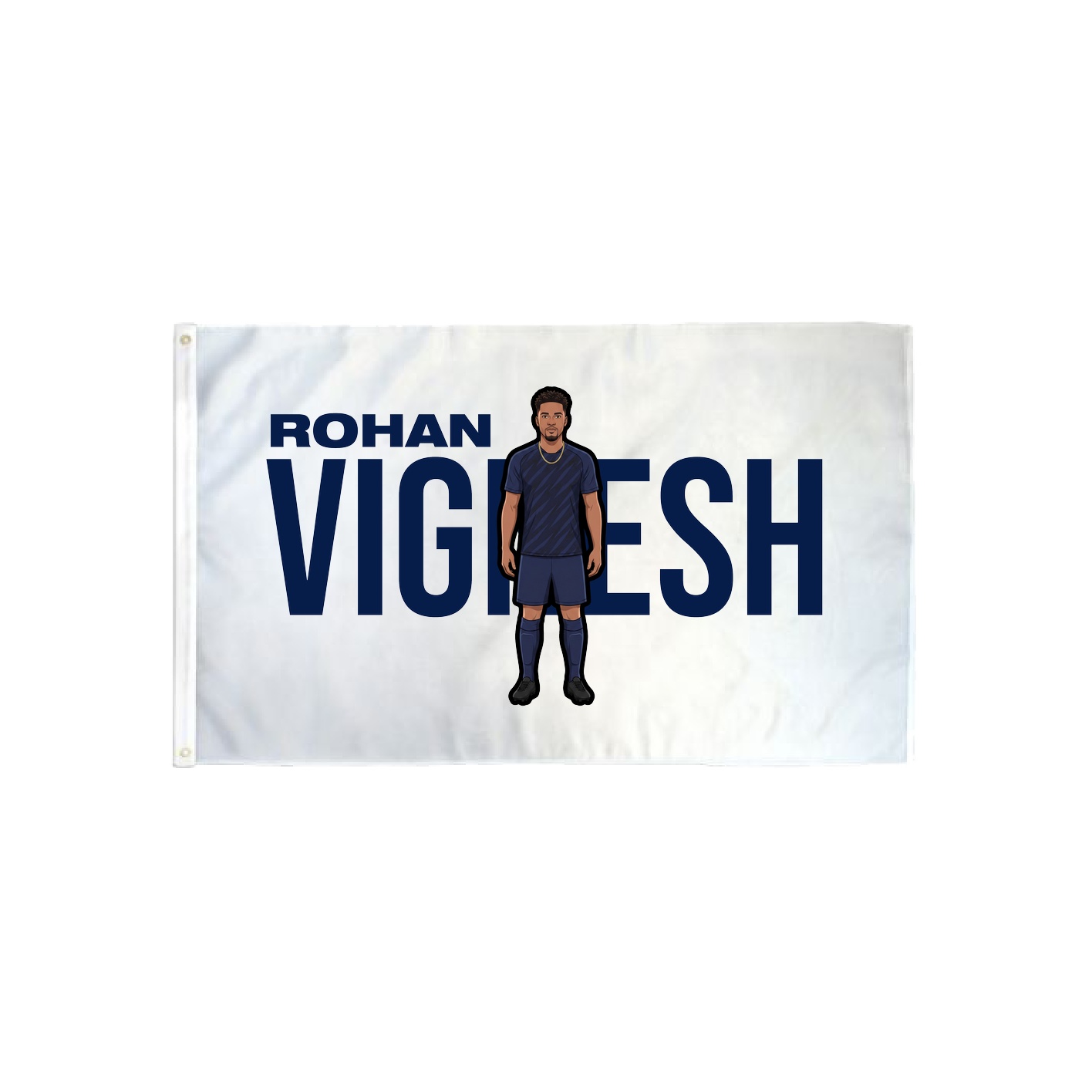 3x5 Flag — Player Name in Classic