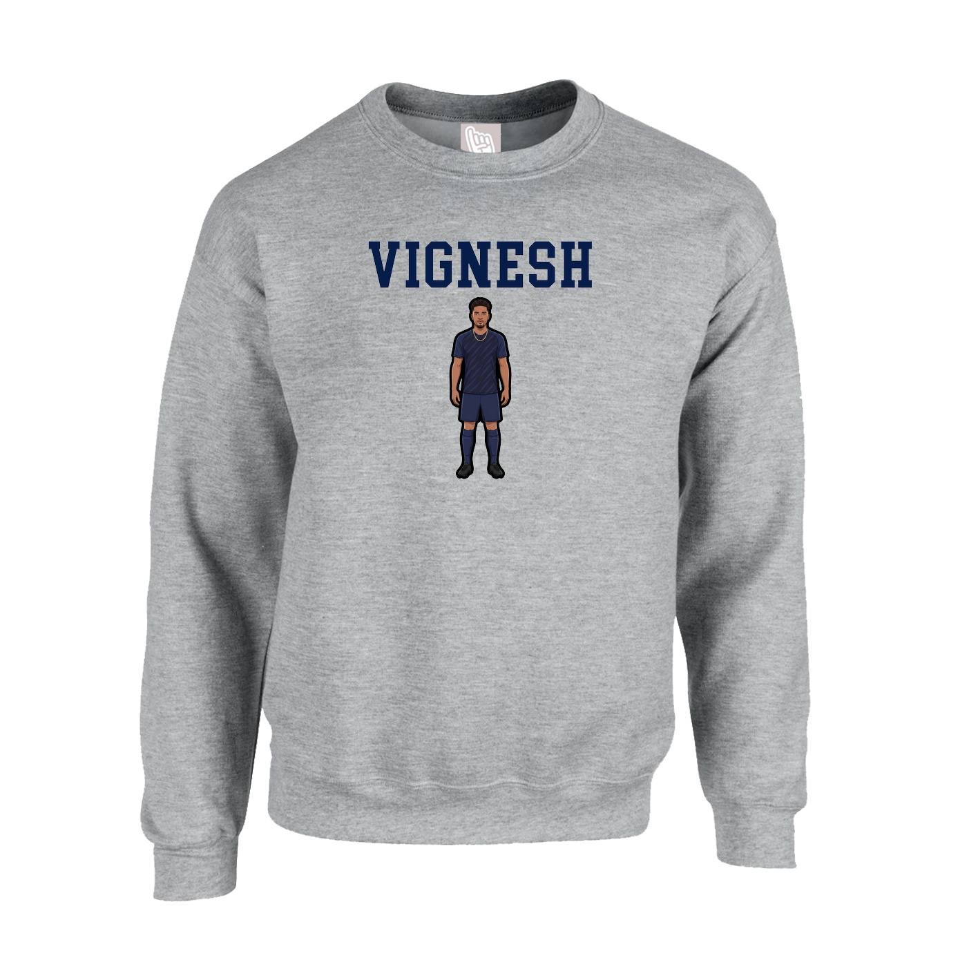 Fleece Crew — Shirsey in Grey