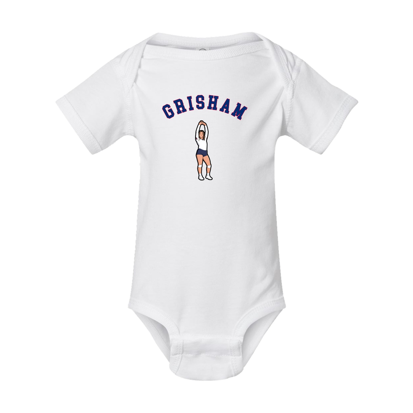 Baby Onesie — Shirsey Arch in White