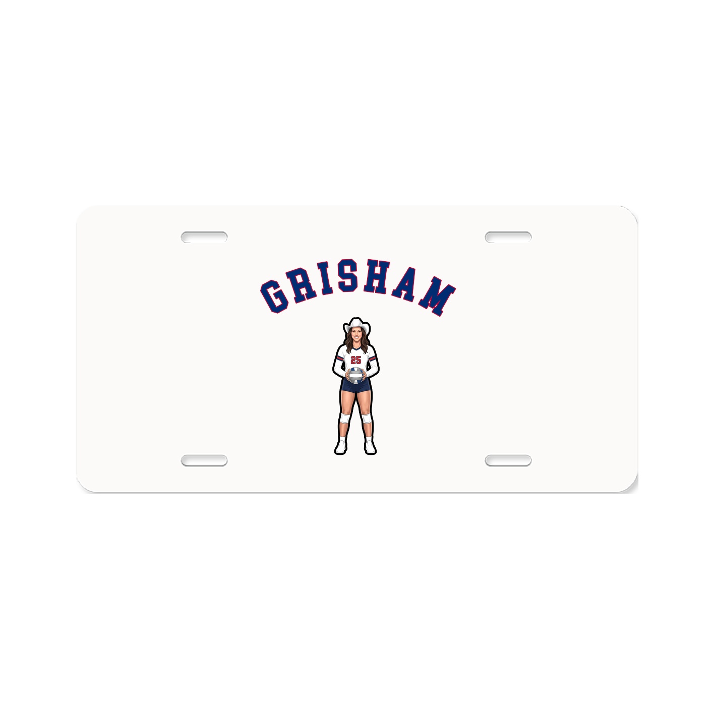 License Plate — Shirsey Arch in Classic