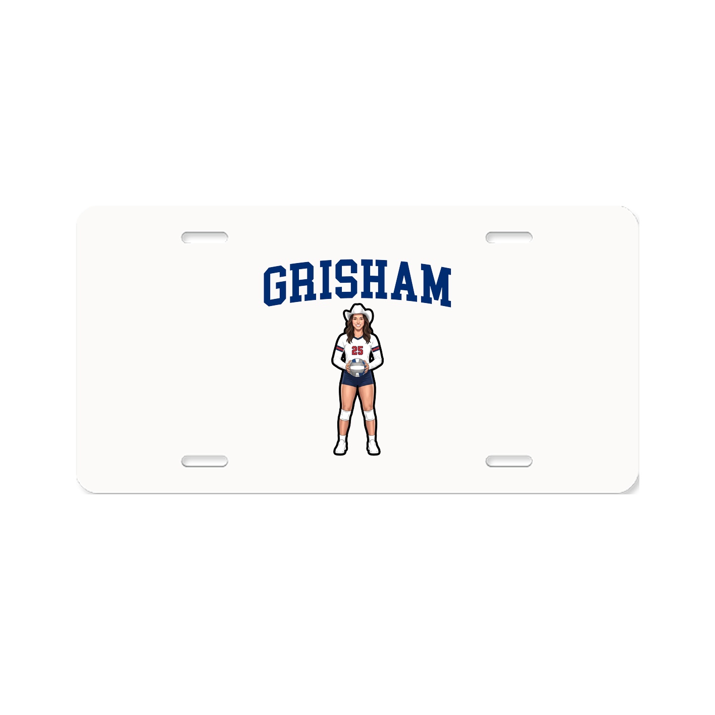 License Plate — Shirsey in Classic