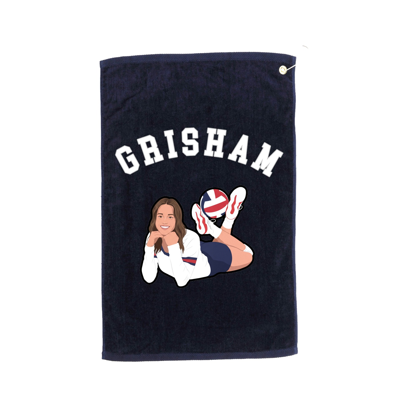 Golf Towel — Shirsey Arch in Navy