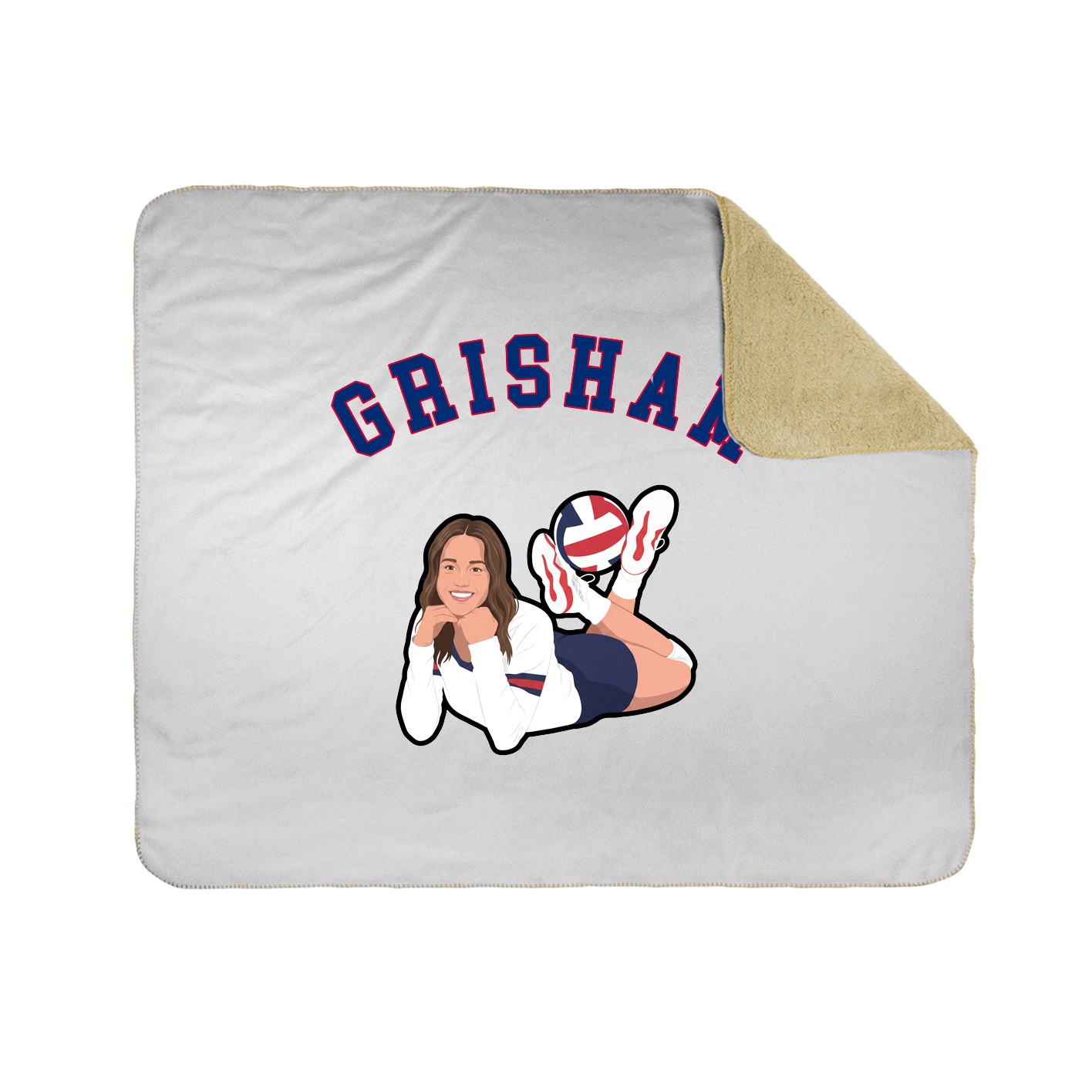 Throw Blanket — Shirsey Arch in White